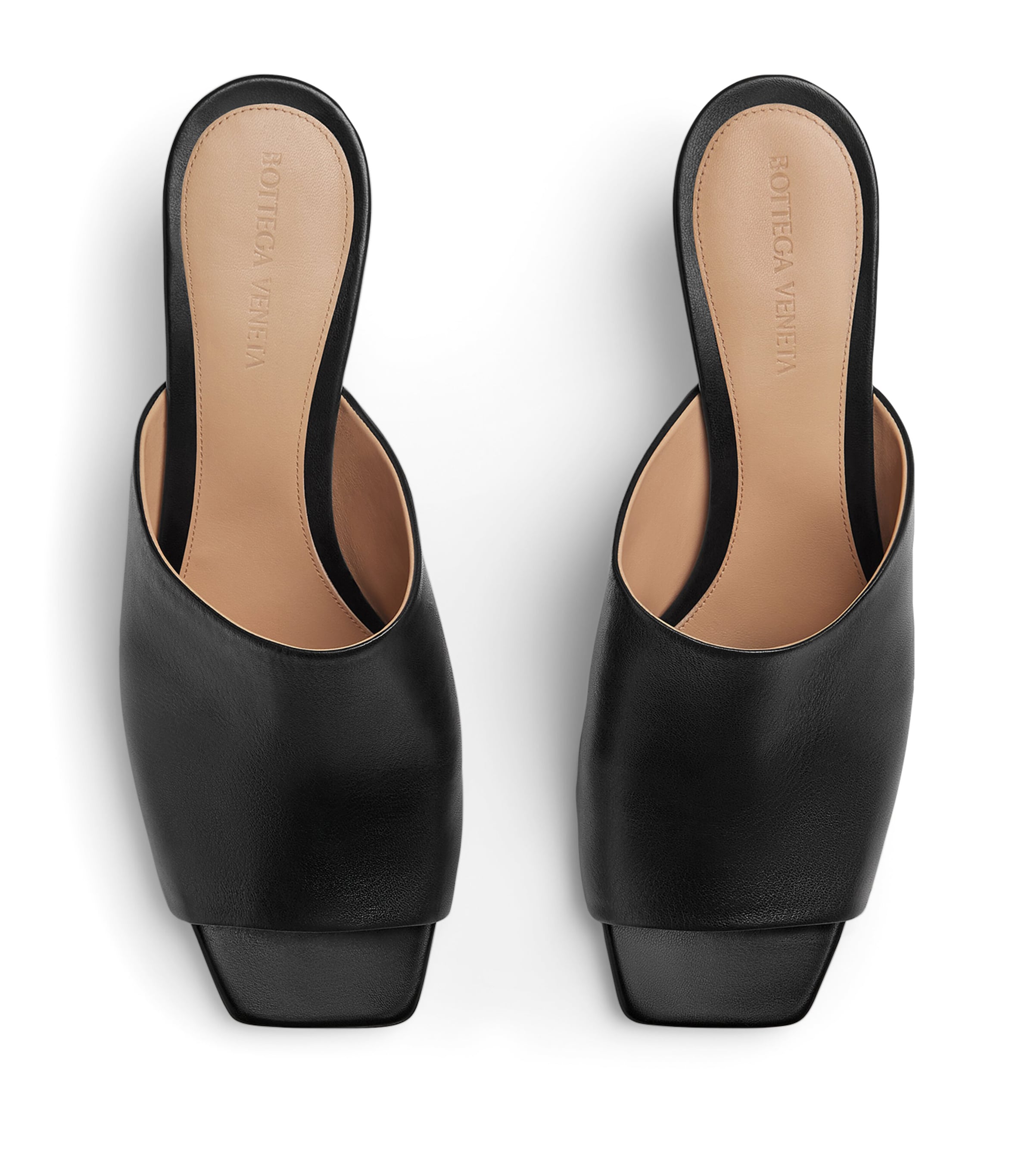 Lambskin Knot Mules 45 NERO/NERO Image 3