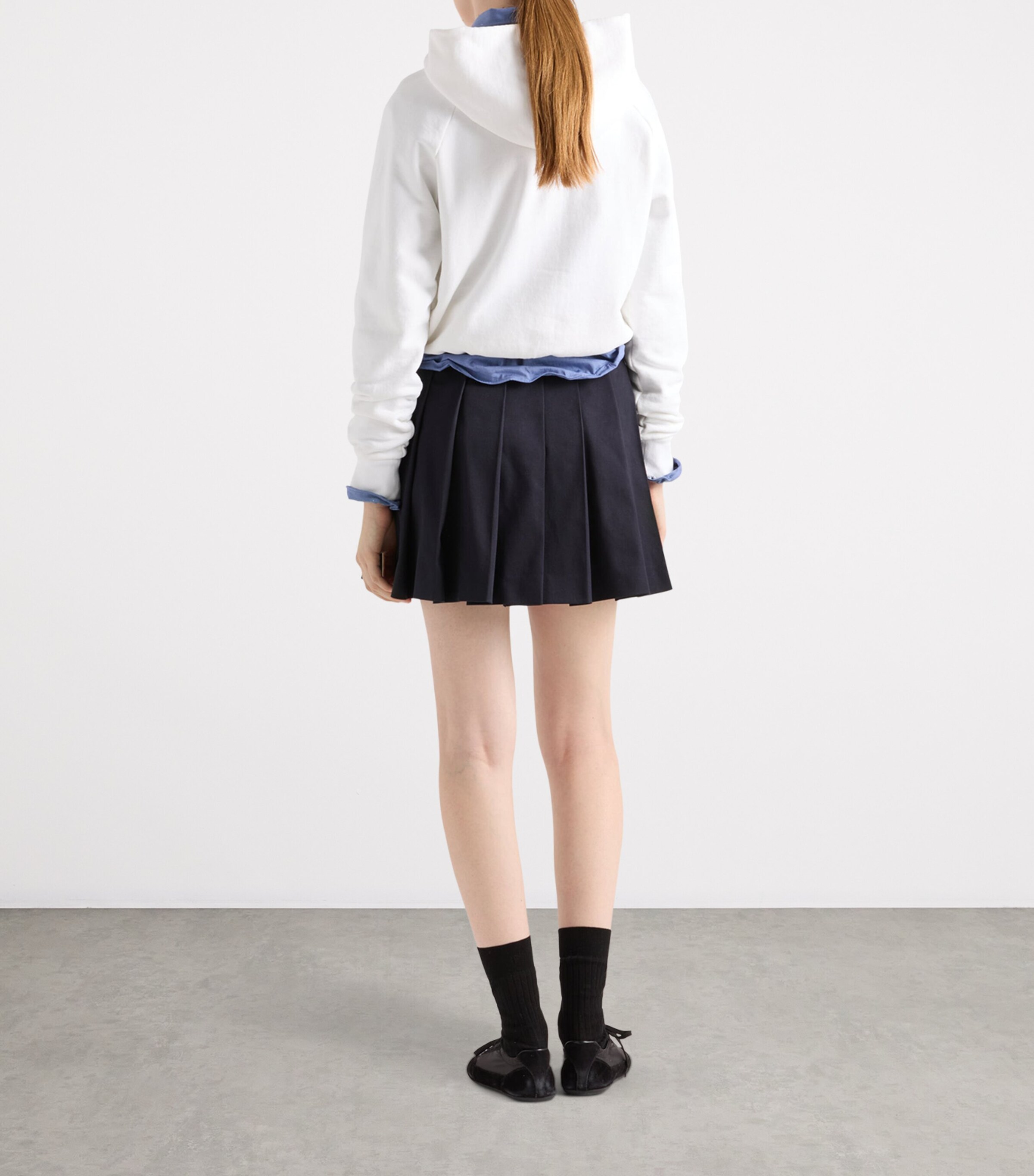 Pleated Mini Skirt F0008 Image 5