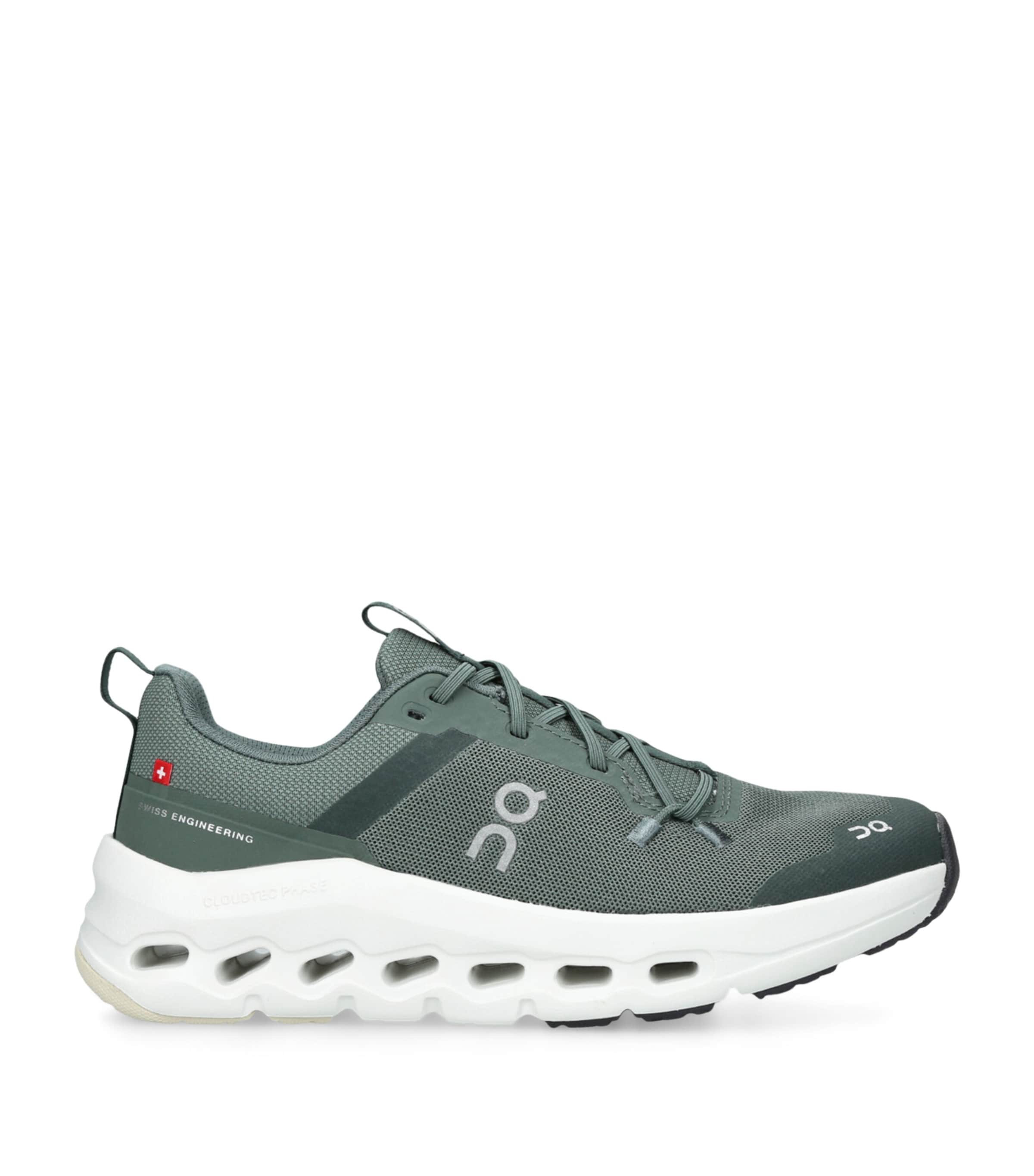 On Running Pale Green Kids' Cloudleap Mesh Trainers Eur 36 /3.5 Uk In Green