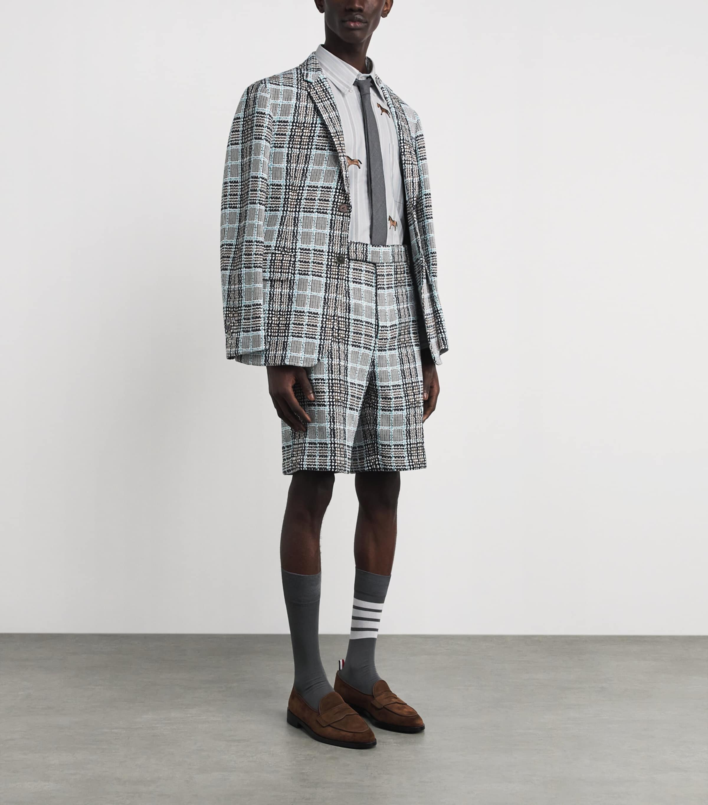 Cotton Embroidered Oxford Shirt MEDIUM BLUE Image 2