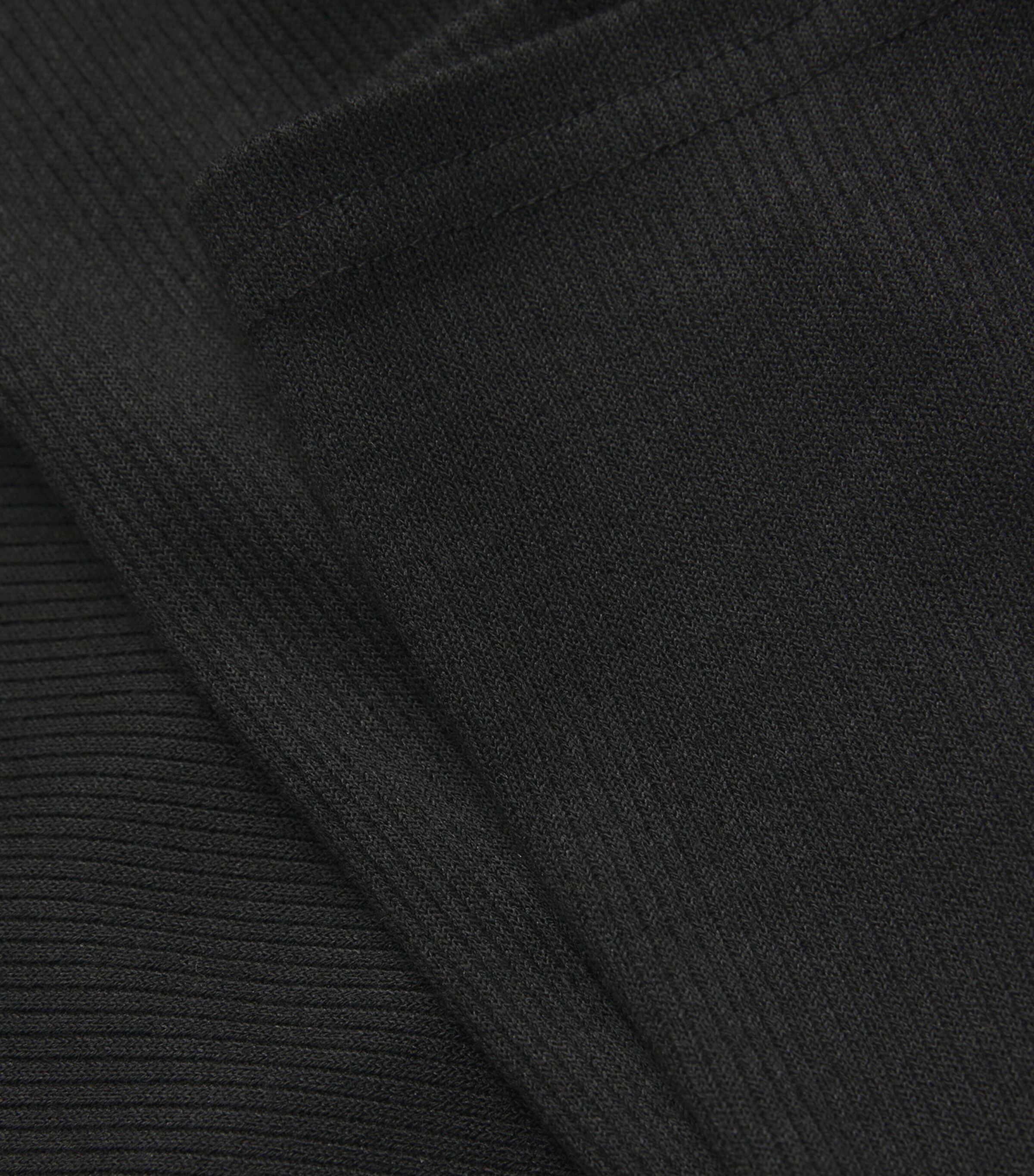 PAIGE Black Ribbed Amren Sweater | Harrods UK