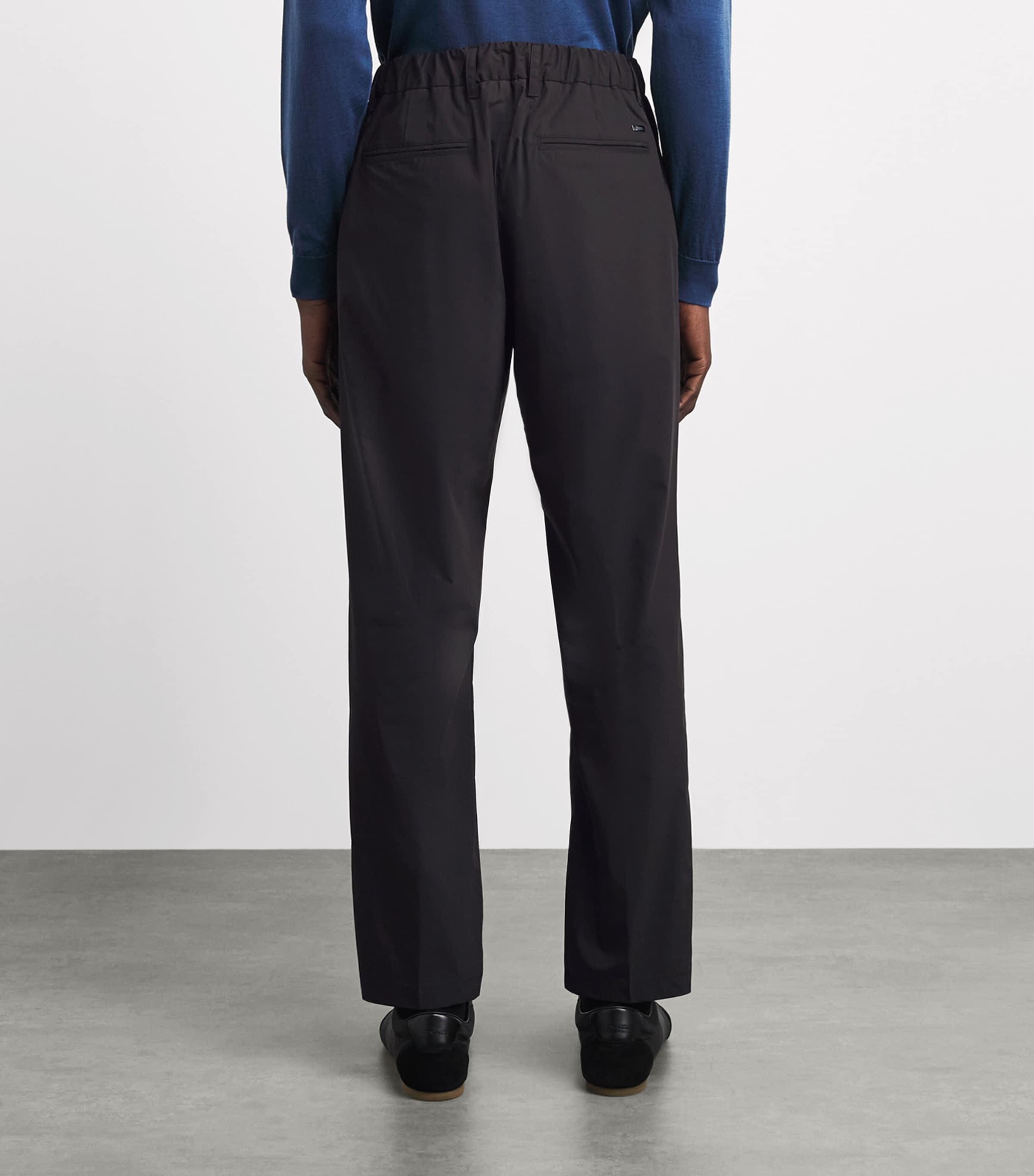 Herno Mens Technical Drawstring Trousers Black Image 5