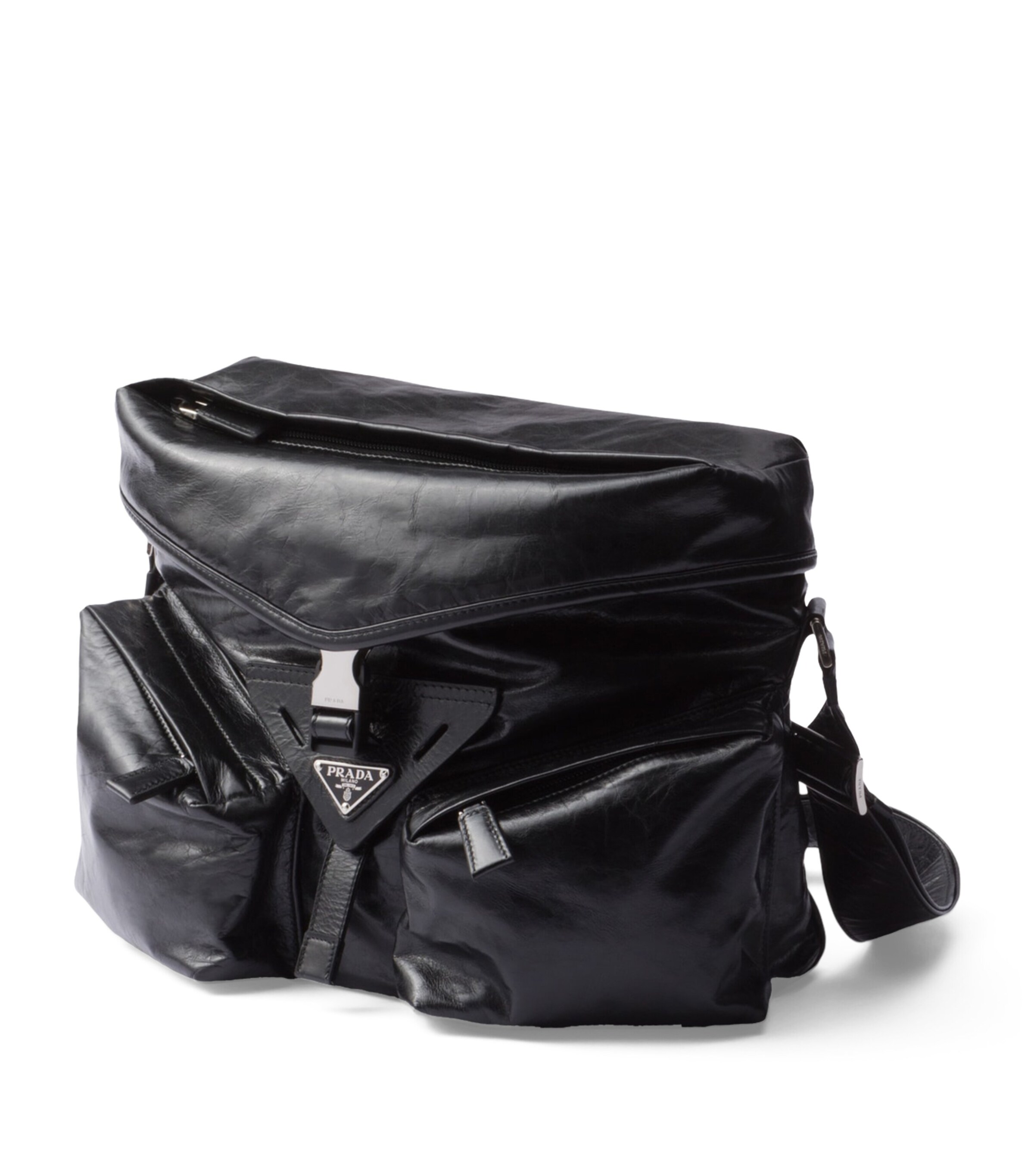 Prada Leather Shoulder Bag Image 5