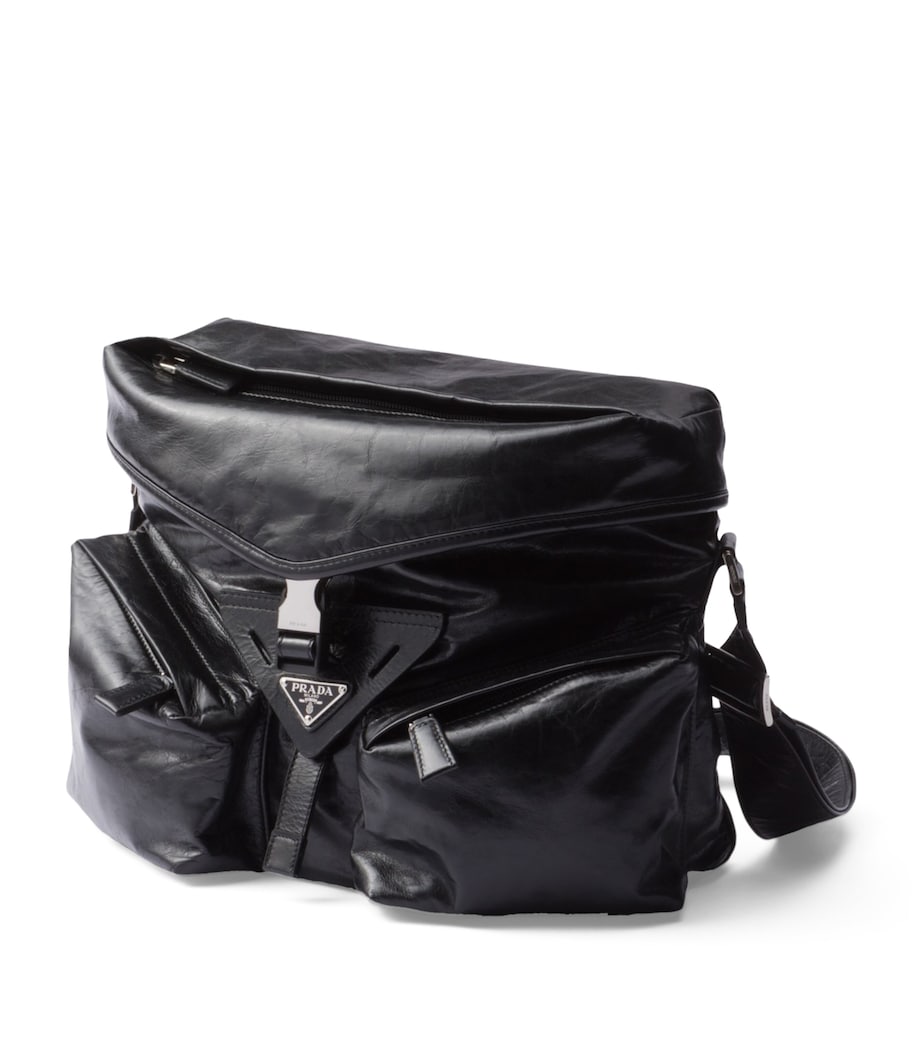 Prada Leather Shoulder Bag Image 5