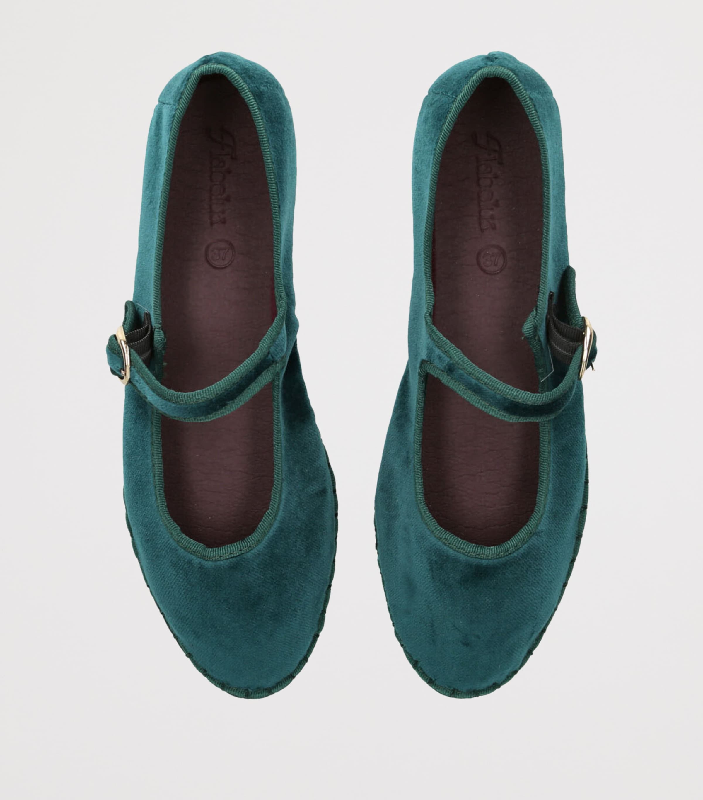 Velvet Leonor Mary Janes GREEN Image 4