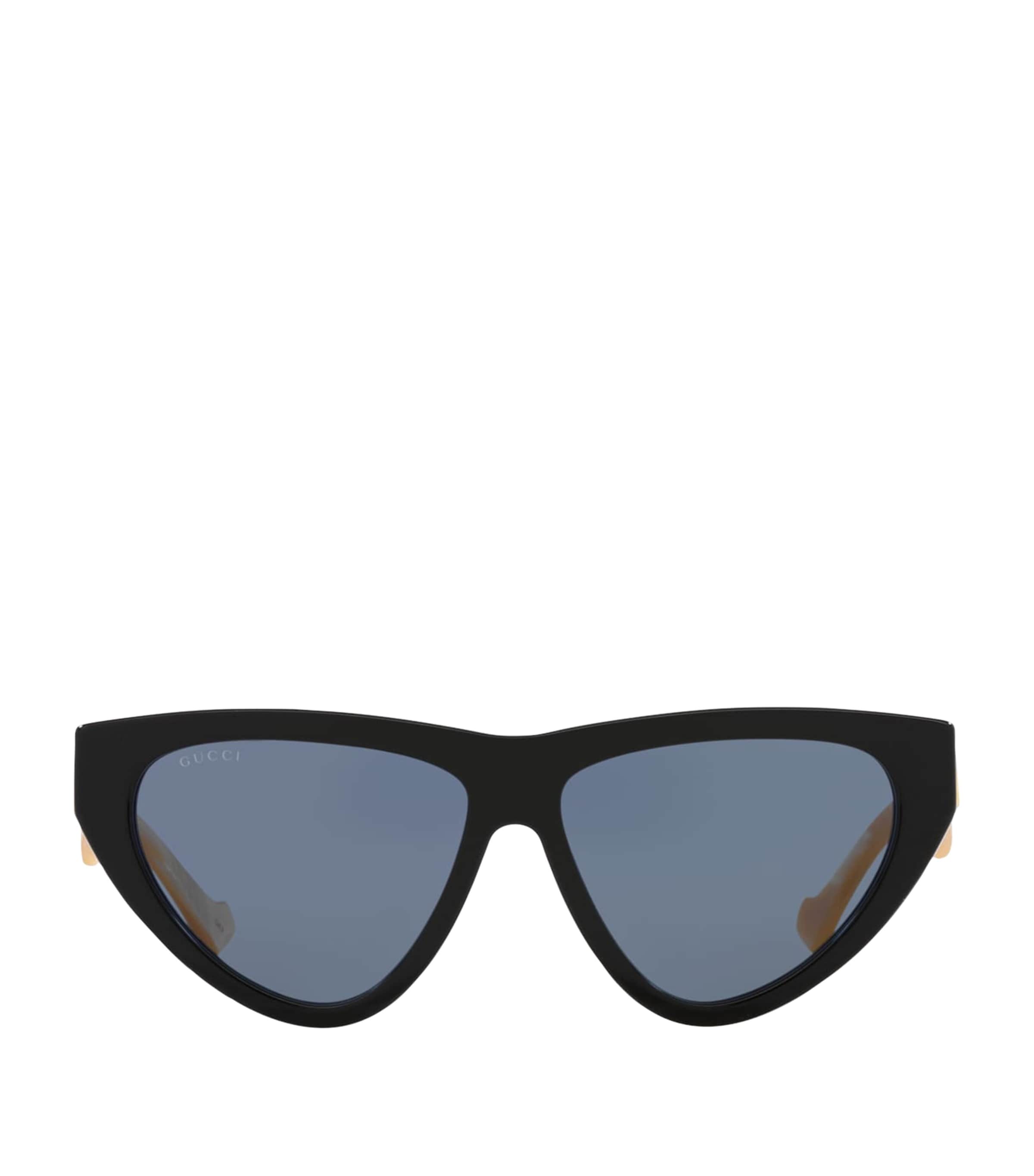 Gucci Cat-eye Frame Sunglasses In Black