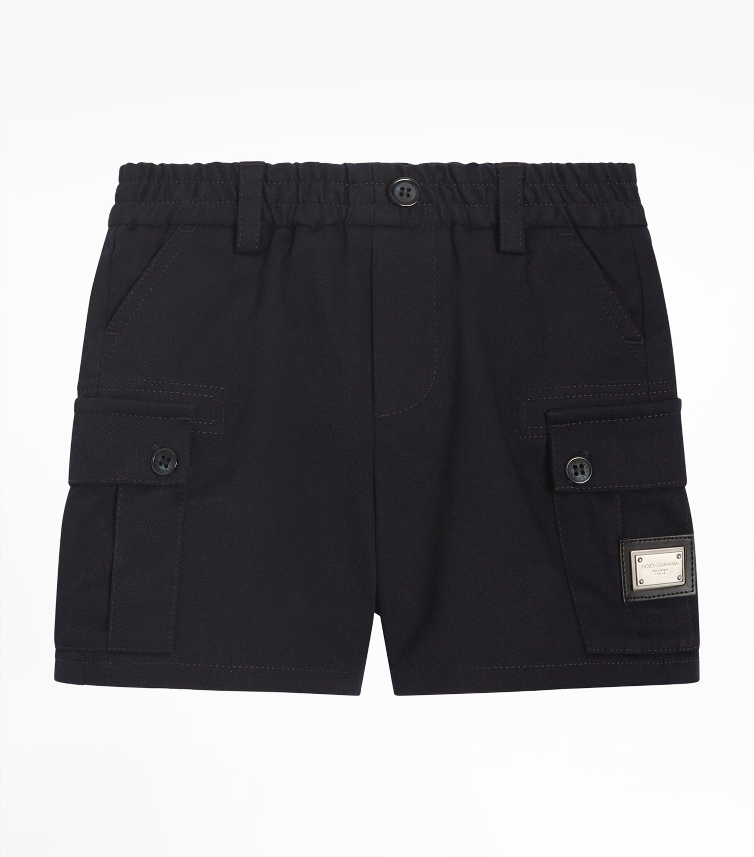 Dolce & Gabbana Boy's Branded Bermuda Cargo Shorts