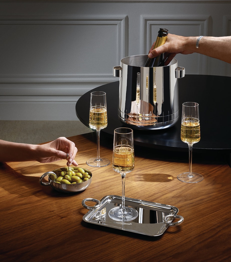 Silver-Plated Graphik Champagne Cooler SILVER Image 2