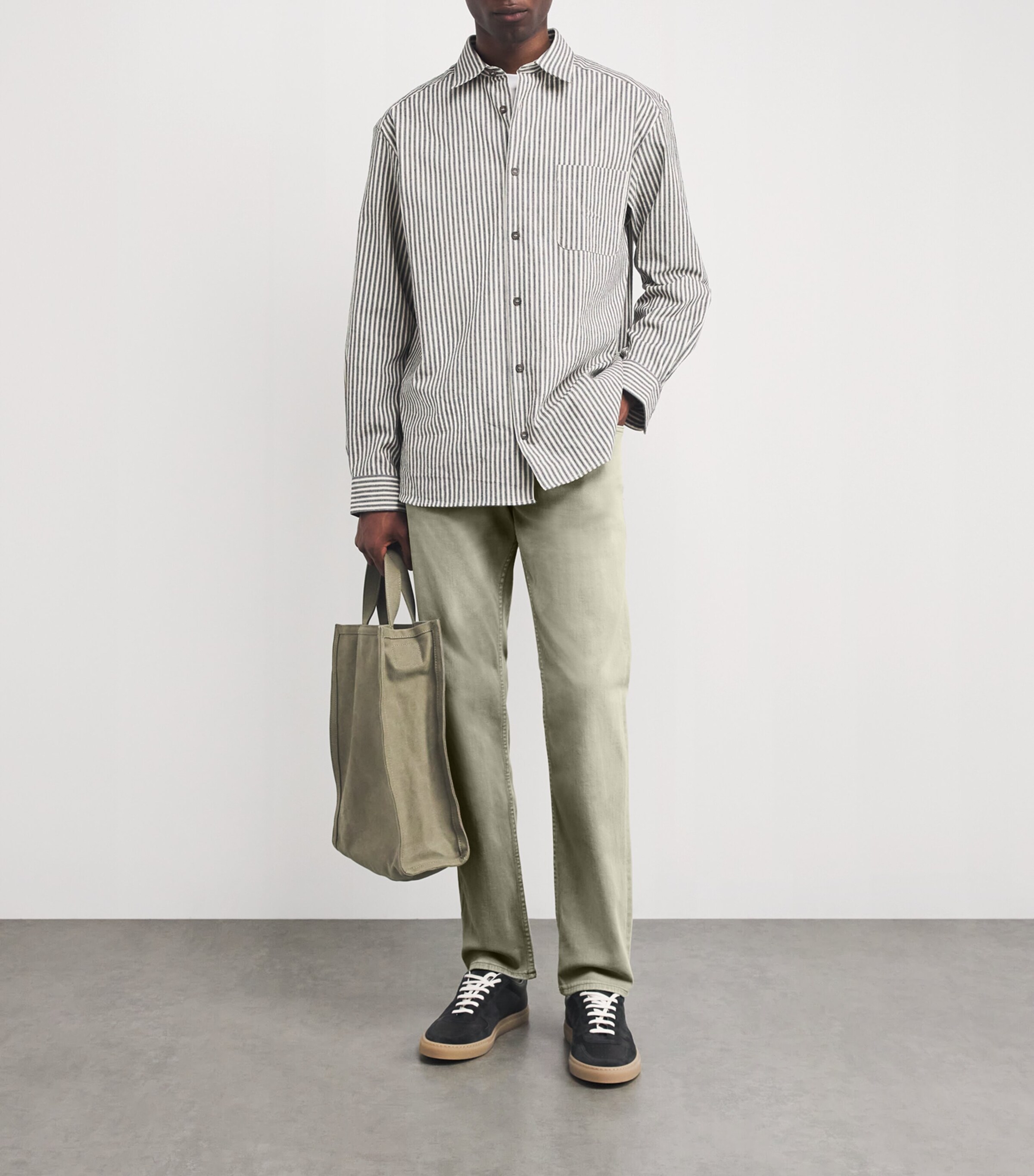 Slimmy Luxe Performance Stretch Sateen Jeans GREEN Image 2