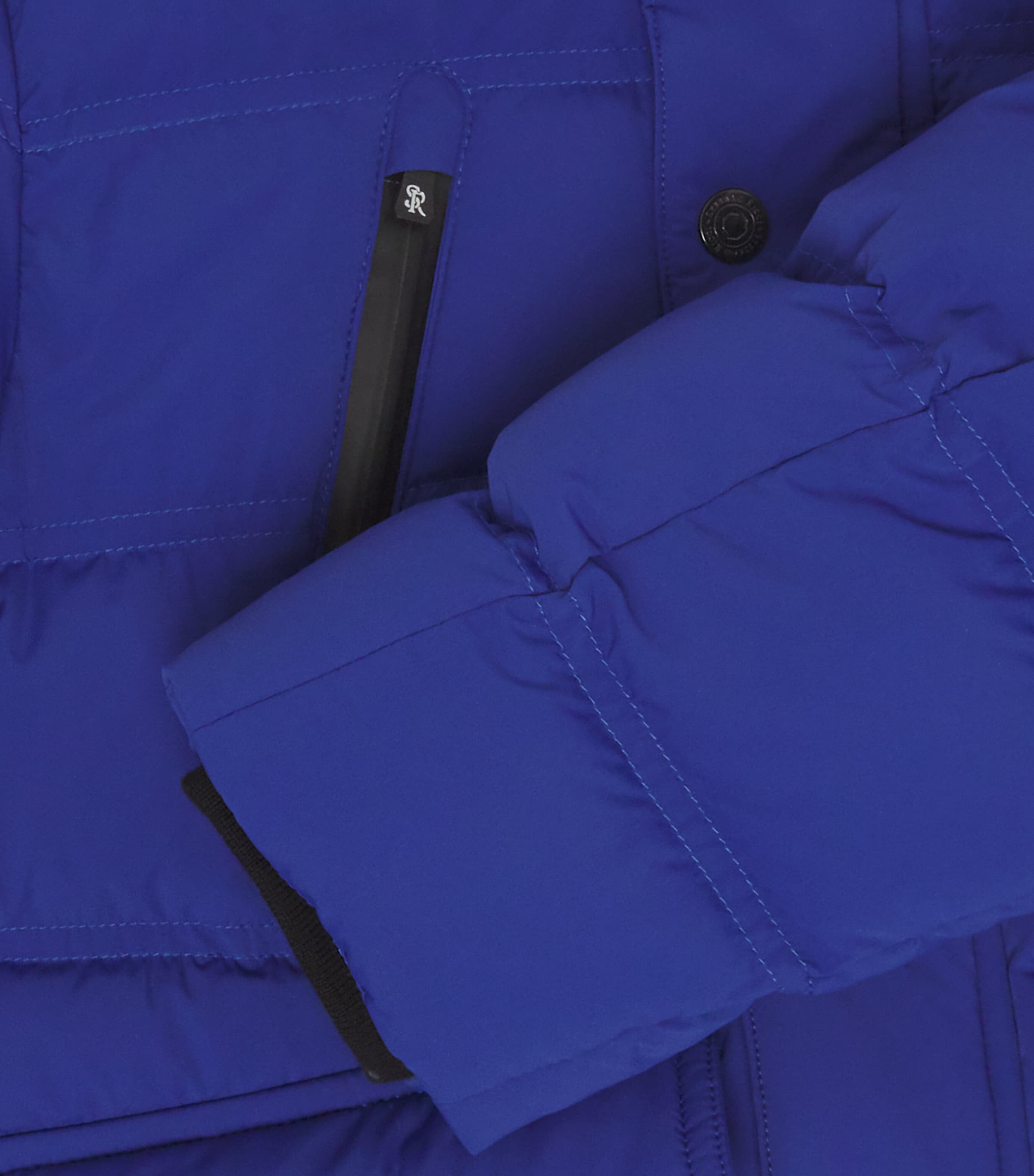 Stefano Ricci Kids Logo-Appliqué Puffer Jacket (8-16 Years) Blue Image 3