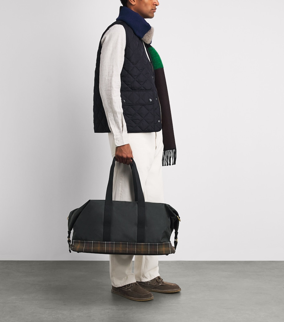 Barbour Field Wax Holdall Sage/classic Image 4