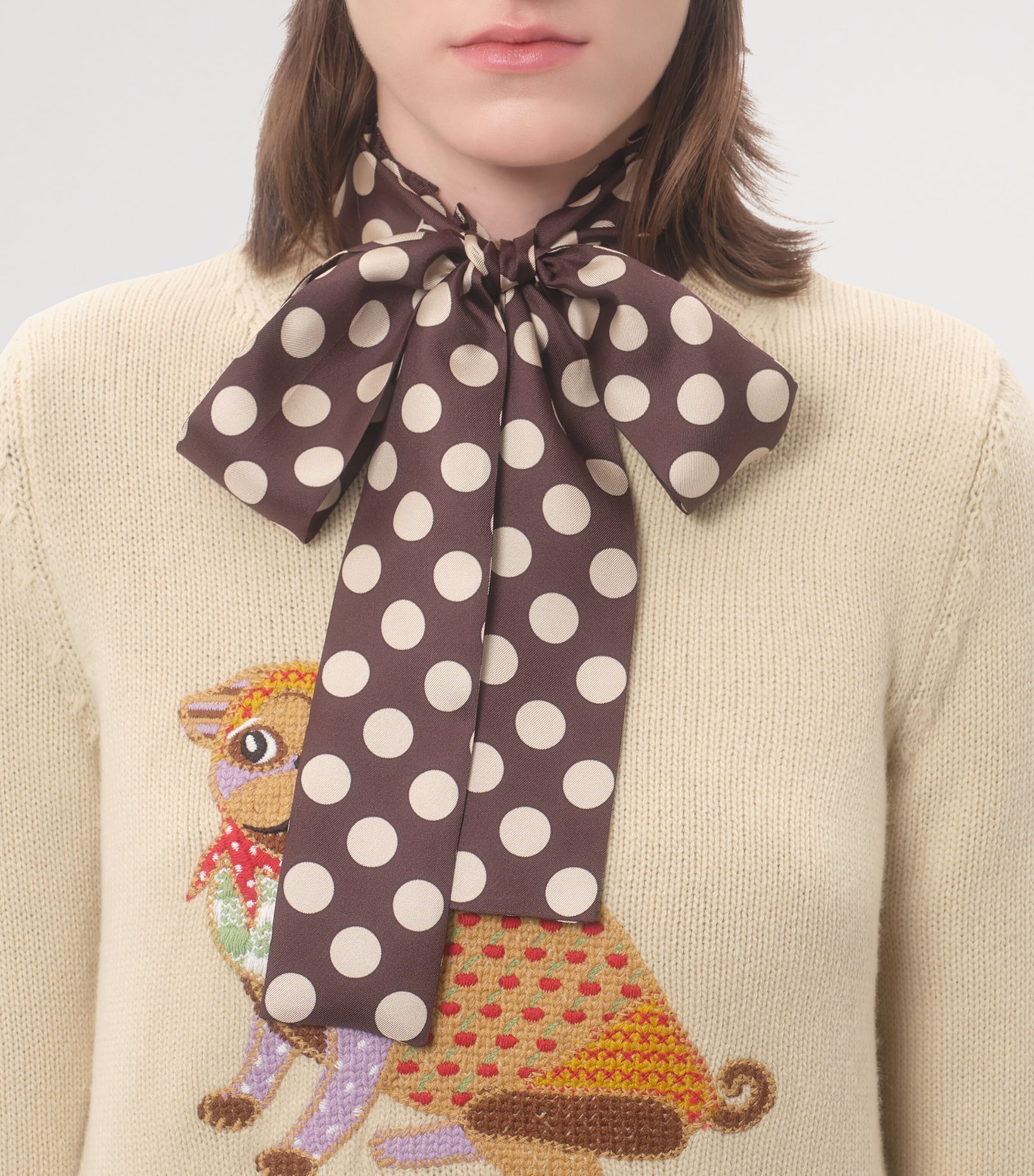 Silk Polka-Dot Shirt RDQ Image 5