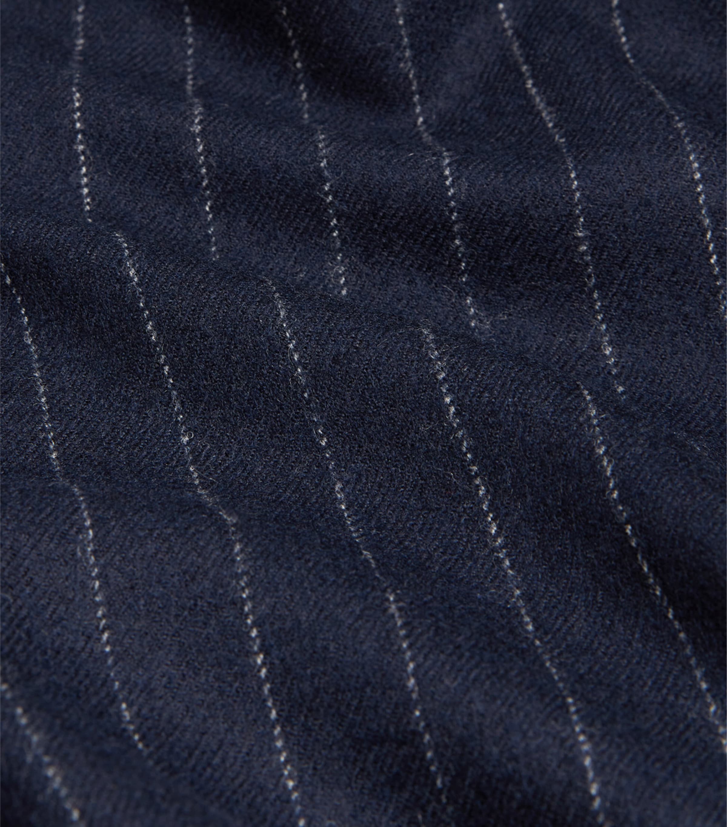 Merino Wool Chalkstripe Bourdon Blazer 416HOUSE NAVY Image 5