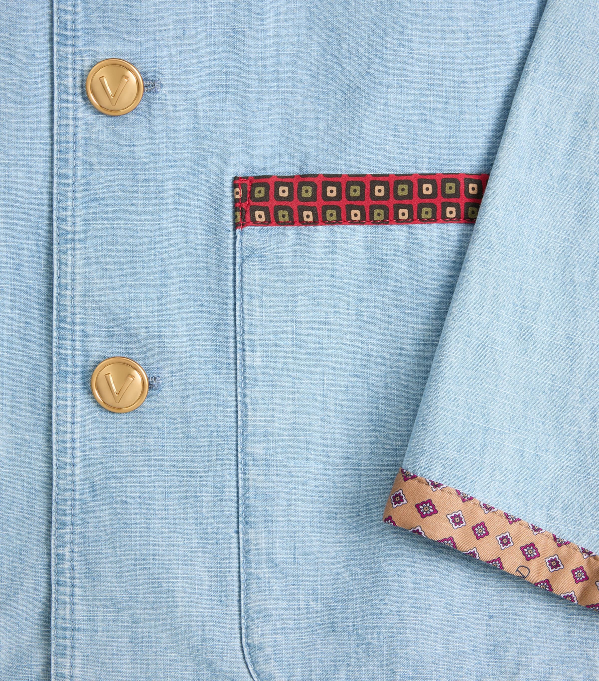 Denim Safari Jacket 508 Image 7