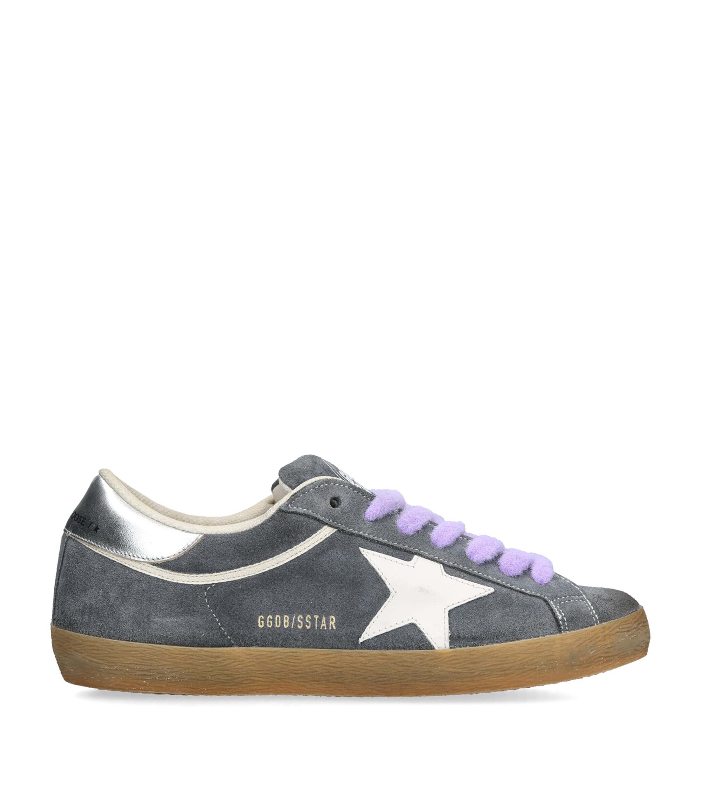 Golden Goose Suede Super-Star Sneakers Mid Blue Image 1
