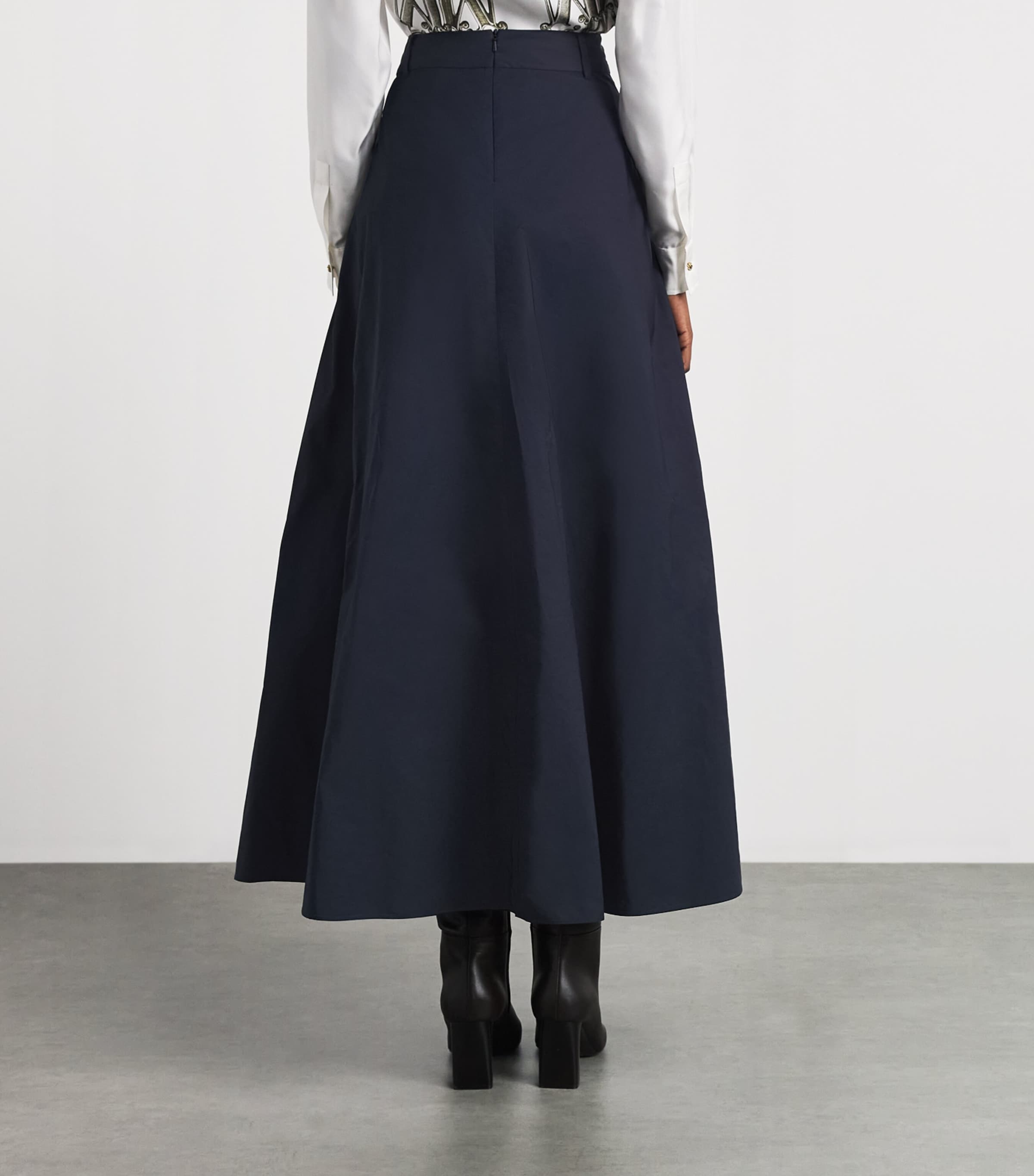 Max Mara Womens A-Line Maxi Skirt Ultramarine Image 5