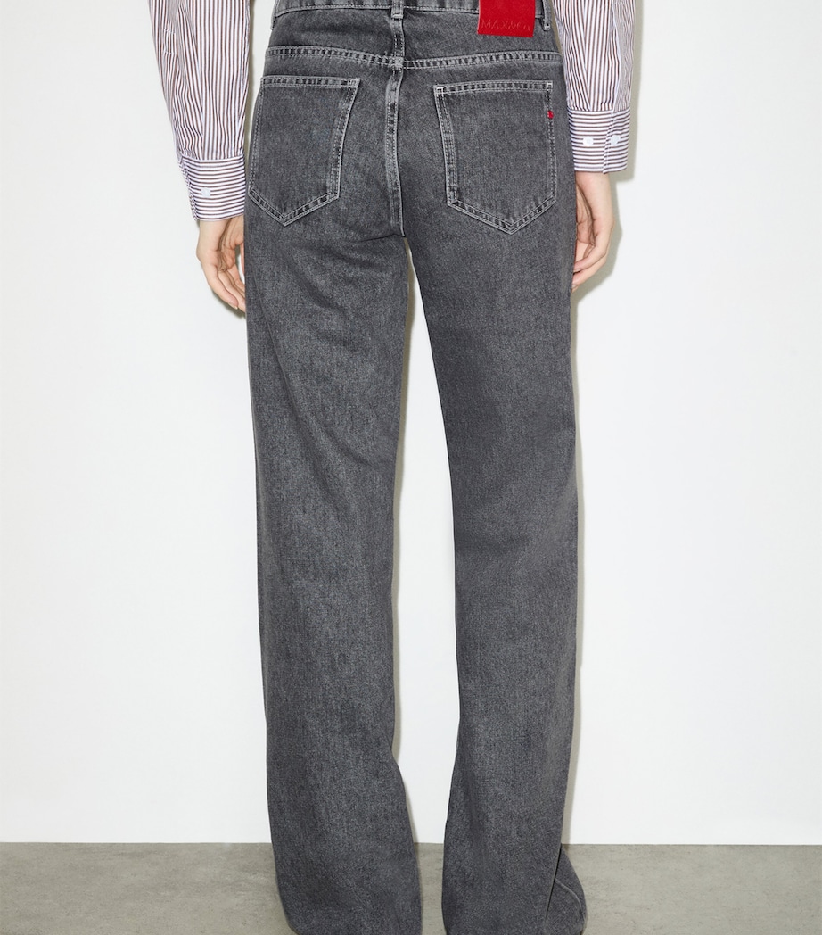 MAX&Co. Womens Straight Jeans Grey Image 5