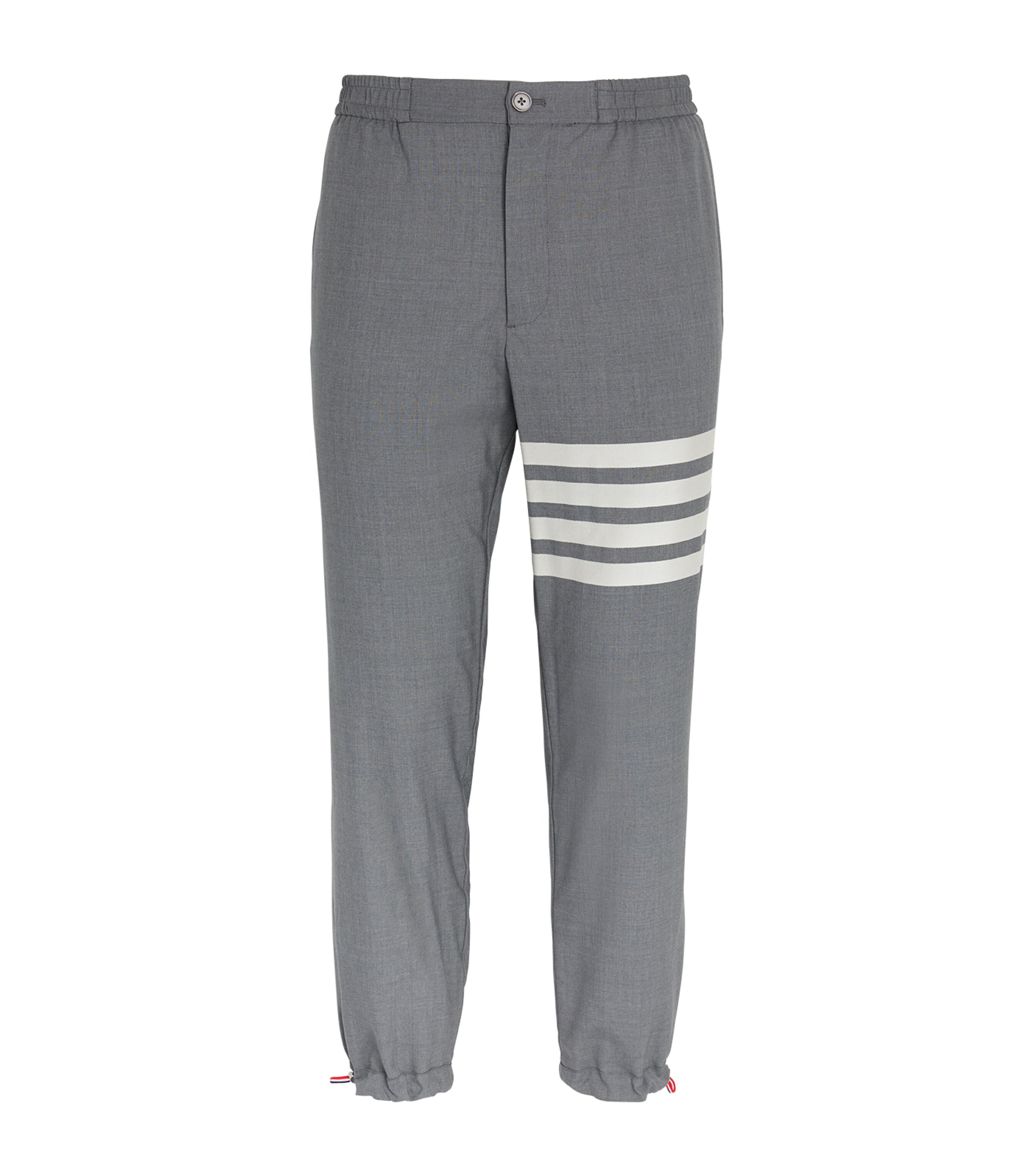 Wool 4-Bar Trousers MED GREY Image 1
