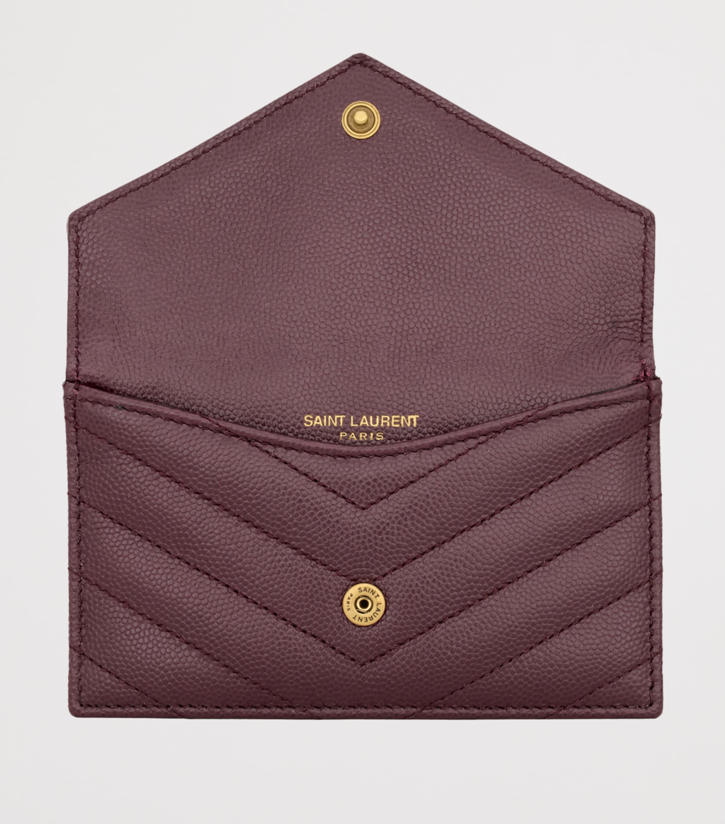 Saint Laurent Cassandre Matelassé Envelope Wallet Image 4
