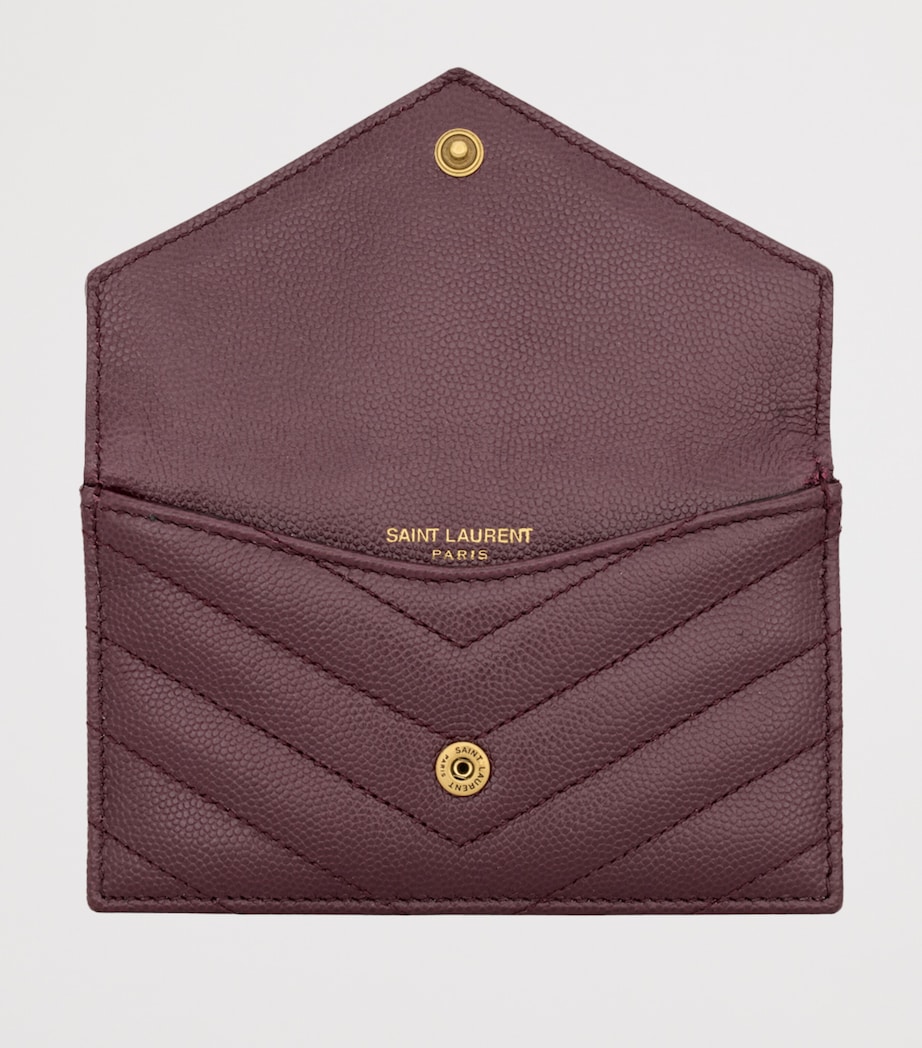 Saint Laurent Cassandre Matelassé Envelope Wallet Image 4