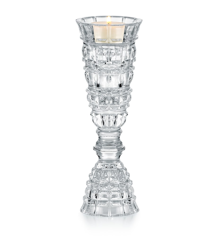 Crystal New Antique Mirage Dual Vase (21cm) CLEAR Image 2