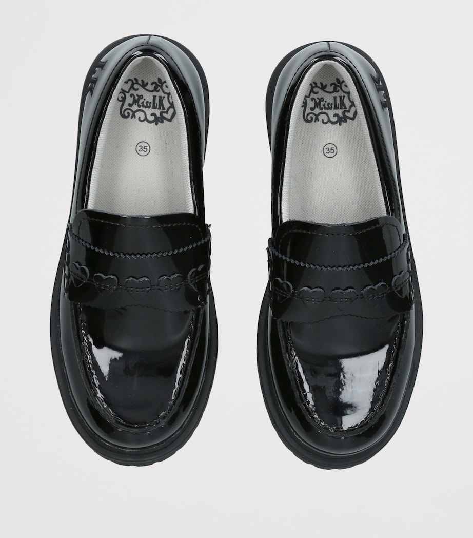 Lelli Kelly Patent Leather Clara Loafers Black Image 3