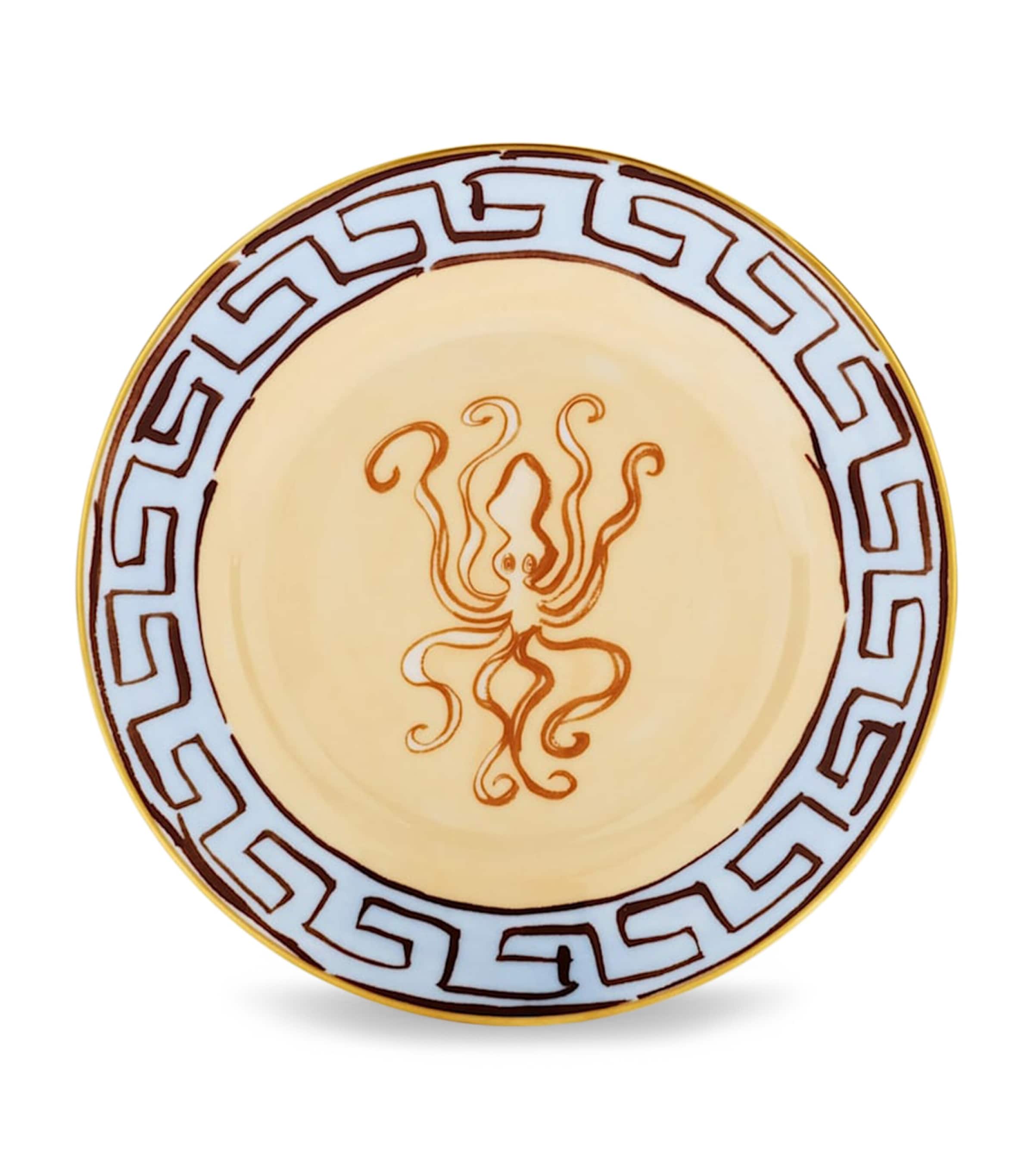 GINORI 1735 Porcelain Il Viaggio di Nettuno Bread Plate (16cm) Image 1