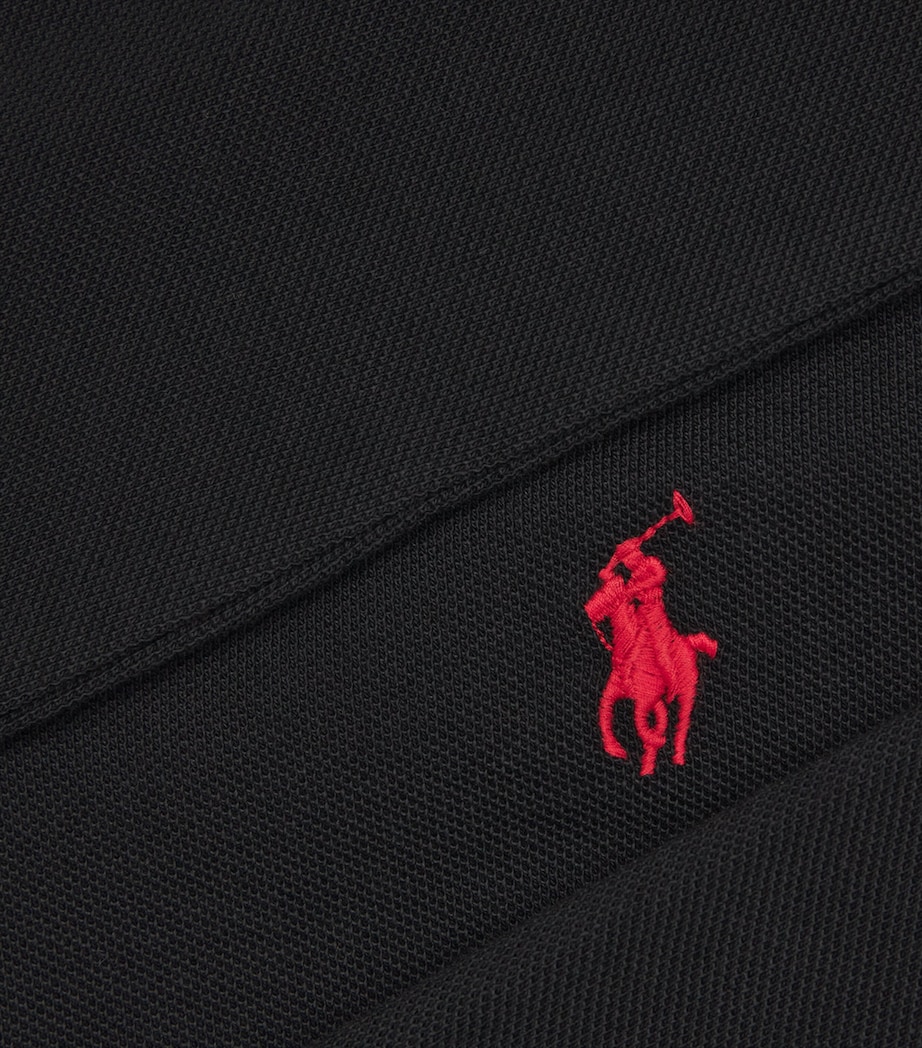Polo Ralph Lauren Mens Polo Pony Long-Sleeved Polo Shirt Polo Black Image 5