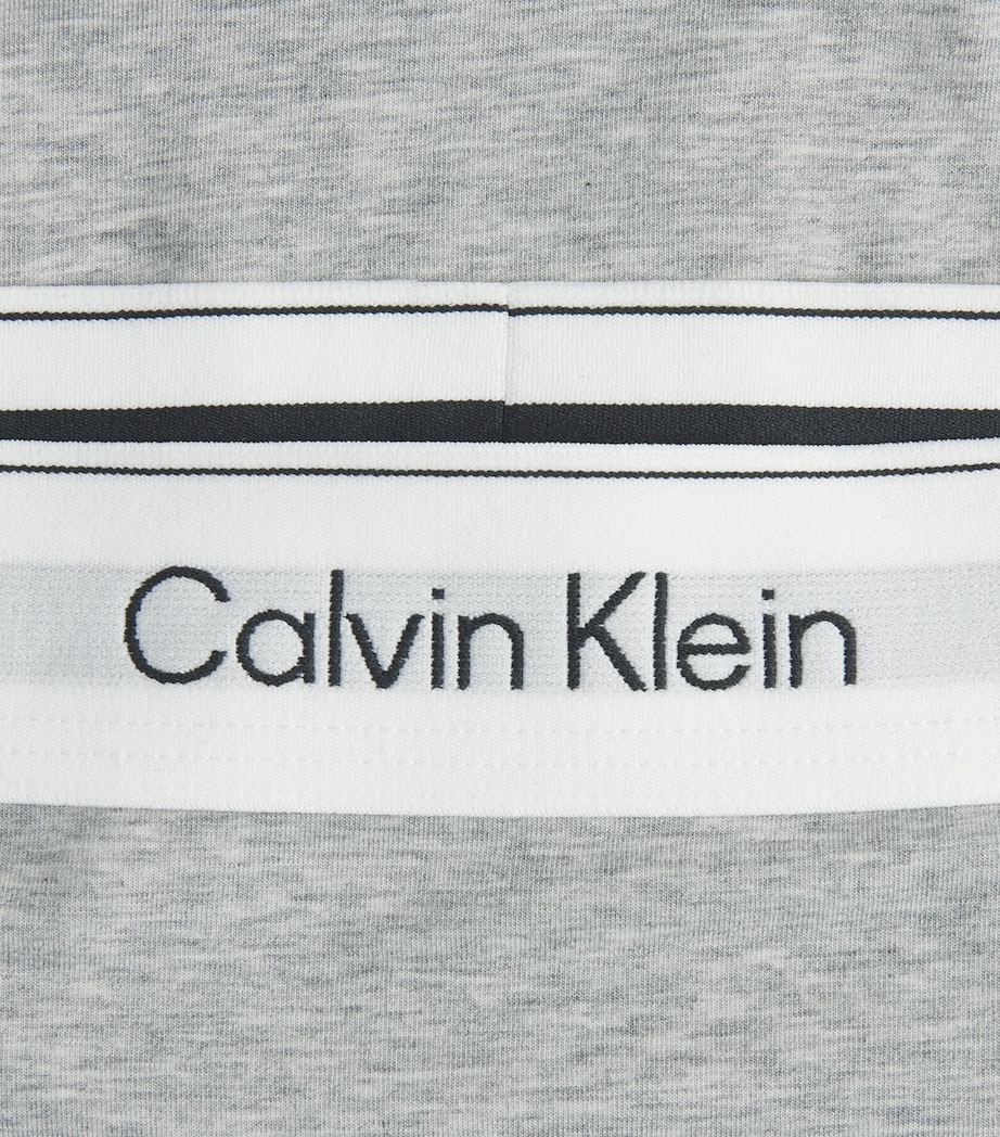 Calvin Klein Womens Cotton-Blend Icon Briefs Grey Heather Image 4