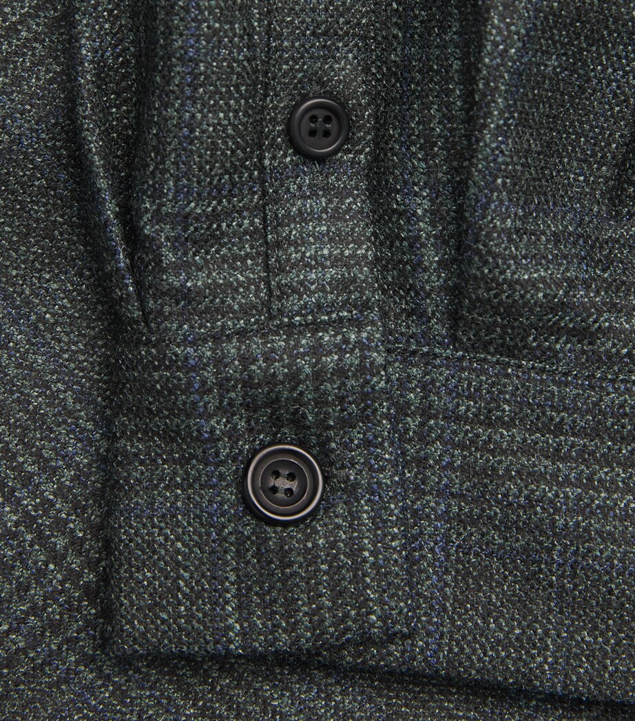 Wool-Silk-Cashmere Midi Shirt Dress DRKFRST Image 5