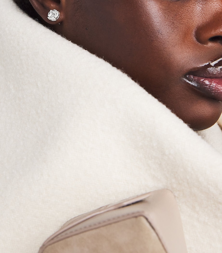 White Gold and Diamond Stud Earrings (0.80ctw) WHITE GOLD Image 2