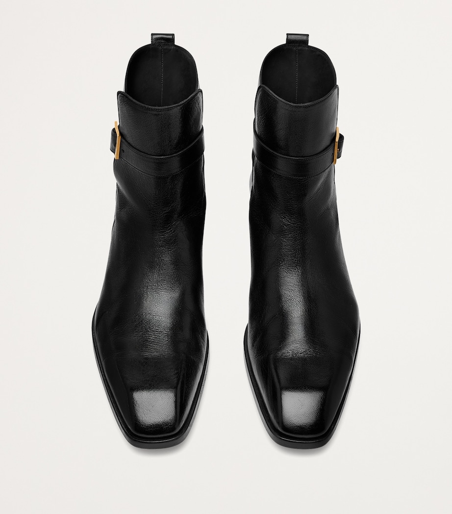 Leather Kenneth Chelsea Boots 1N001 Image 2