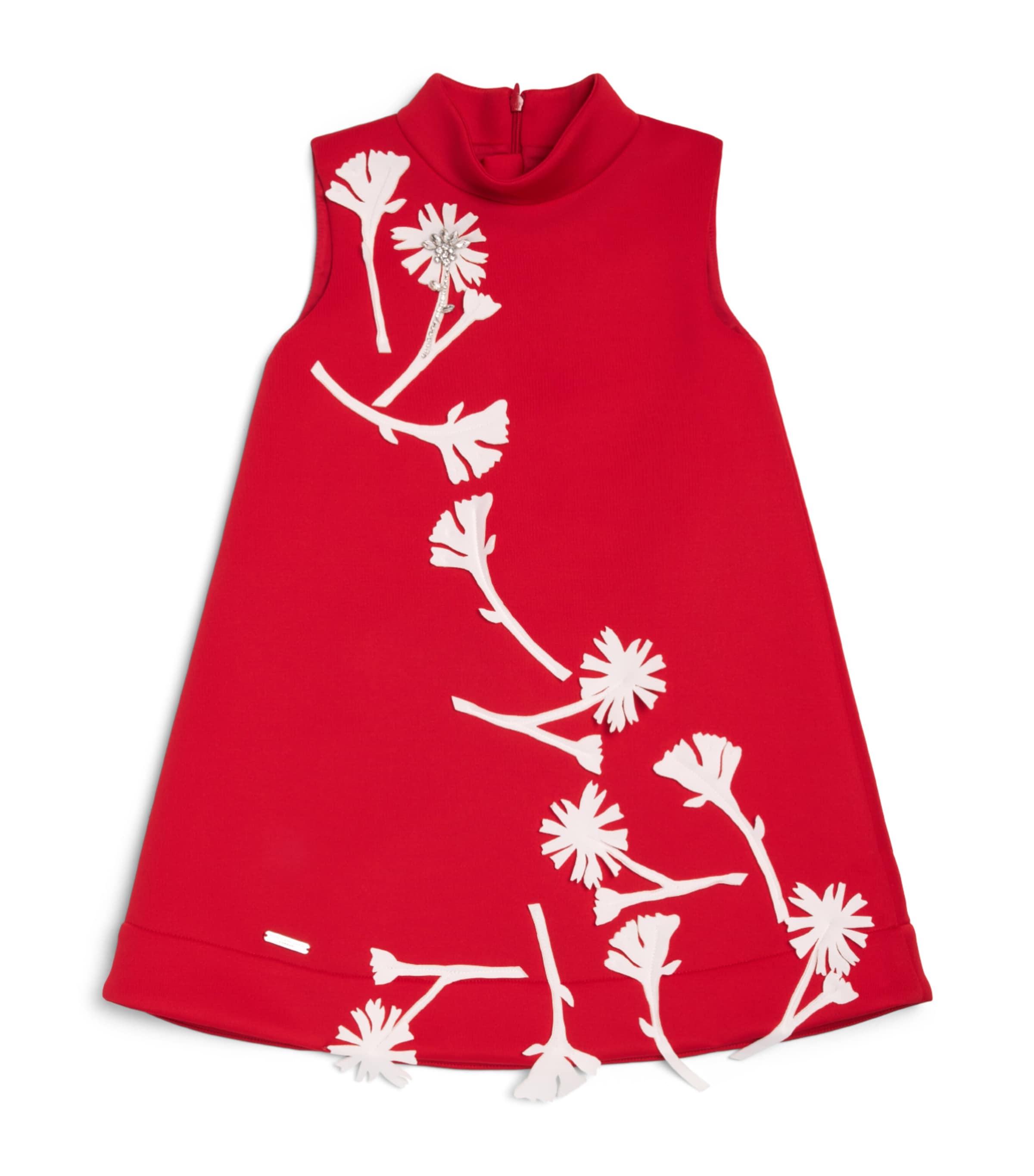 JESSIE AND JAMES Embellished Spring In Step Dress (3-14 Years) Royal Red Image 1
