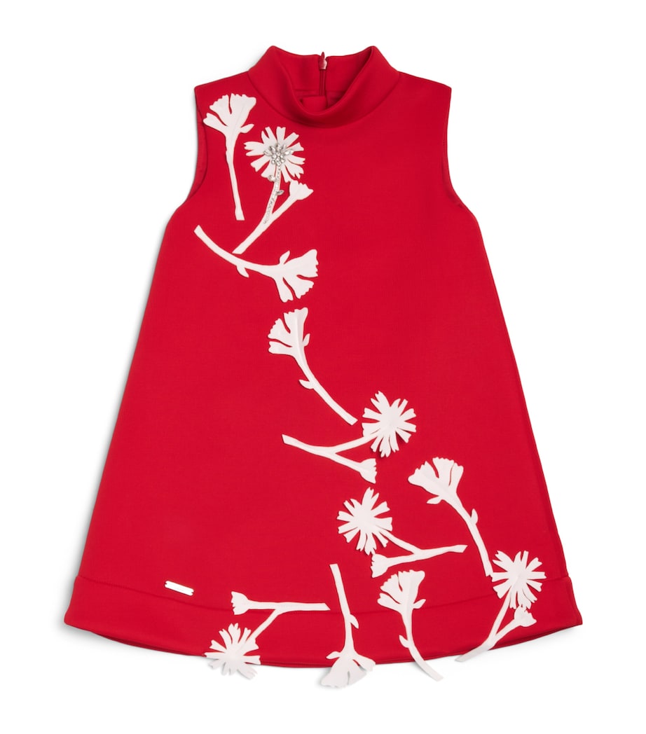 JESSIE AND JAMES Embellished Spring In Step Dress (3-14 Years) Royal Red Image 1