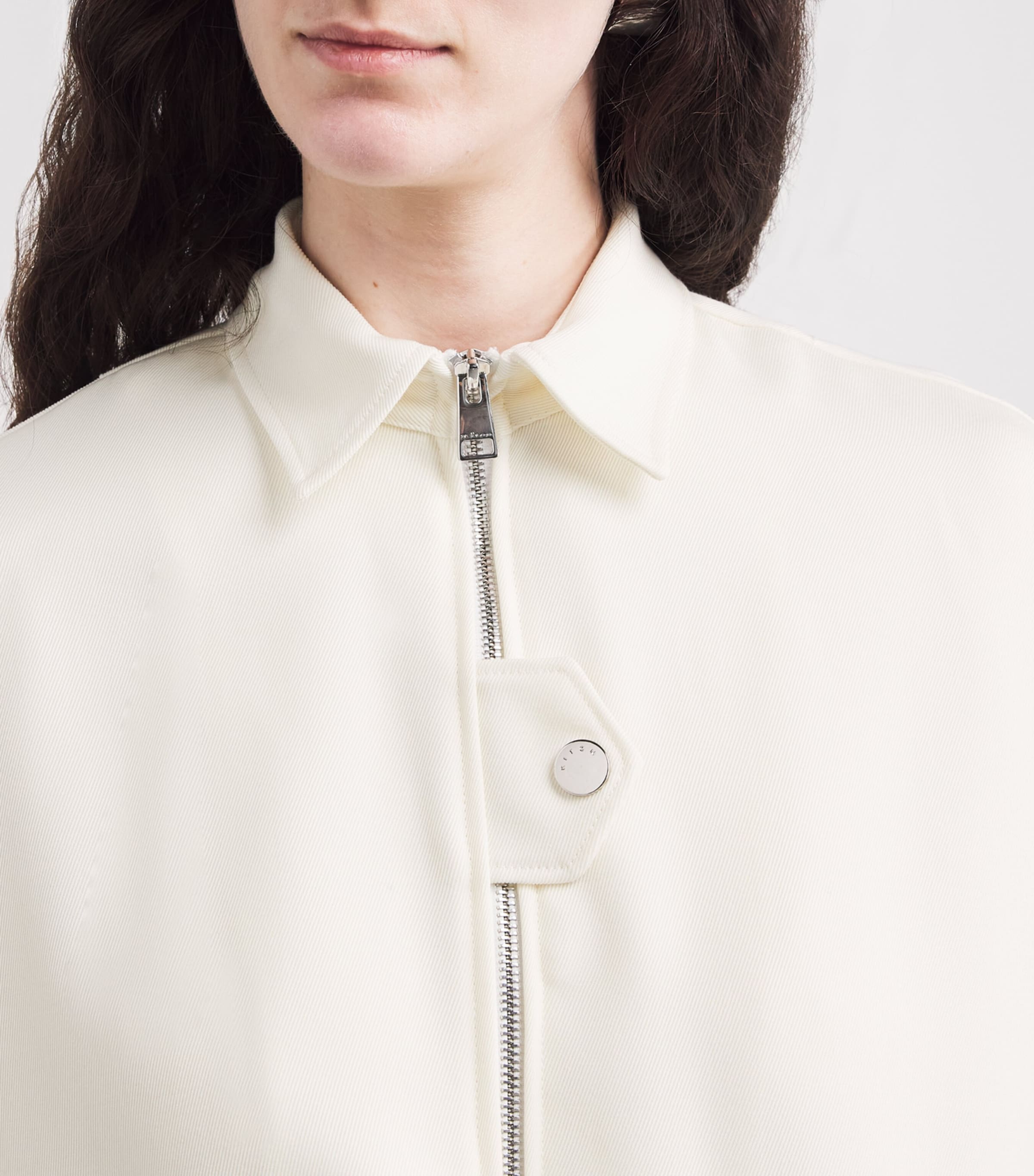 Wool-Silk Jacket WHITE Image 3