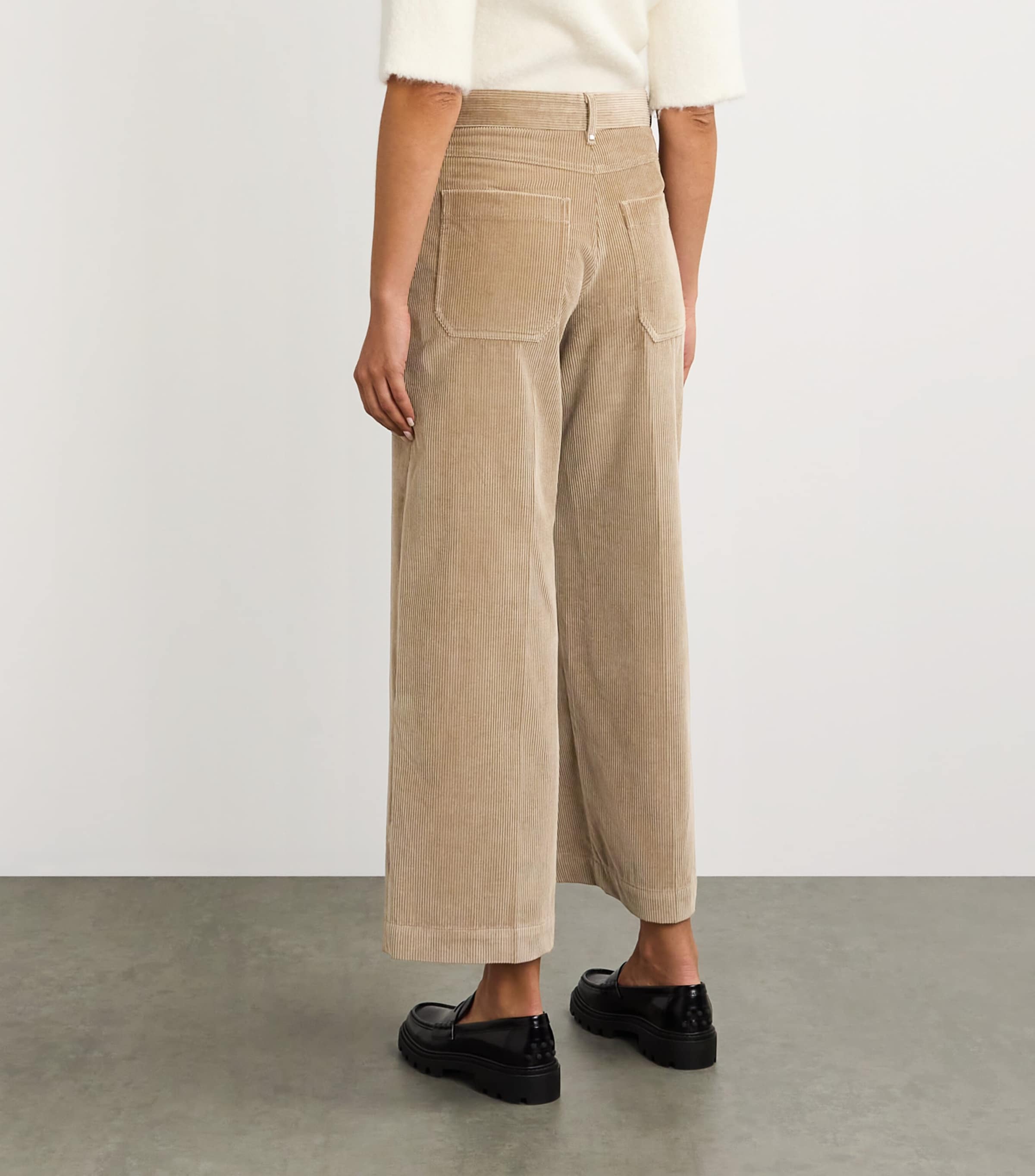 Max Mara Corduroy Cropped Trousers | Harrods US