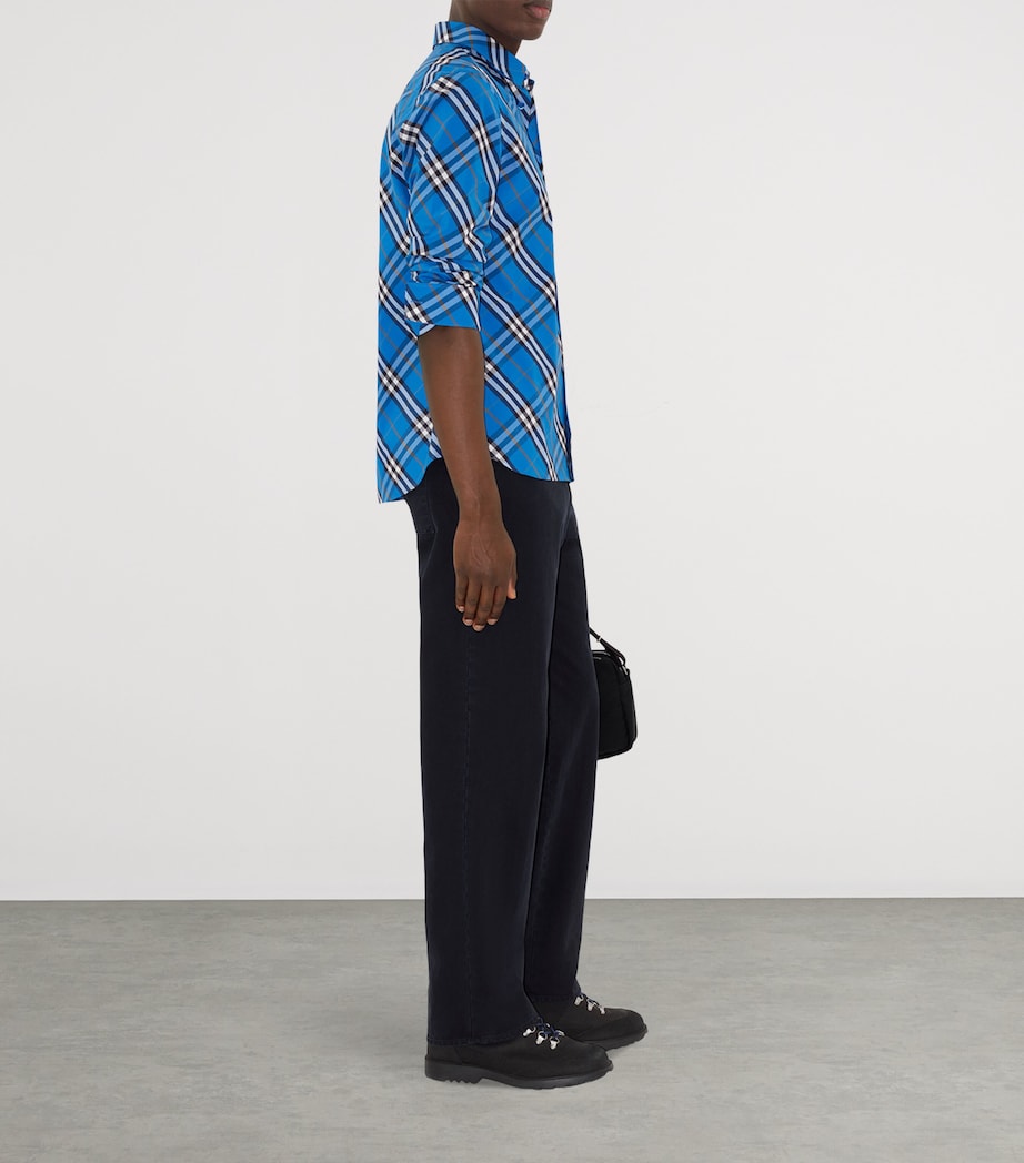 Cotton Check Shirt HYACINTH IP CHECK Image 2