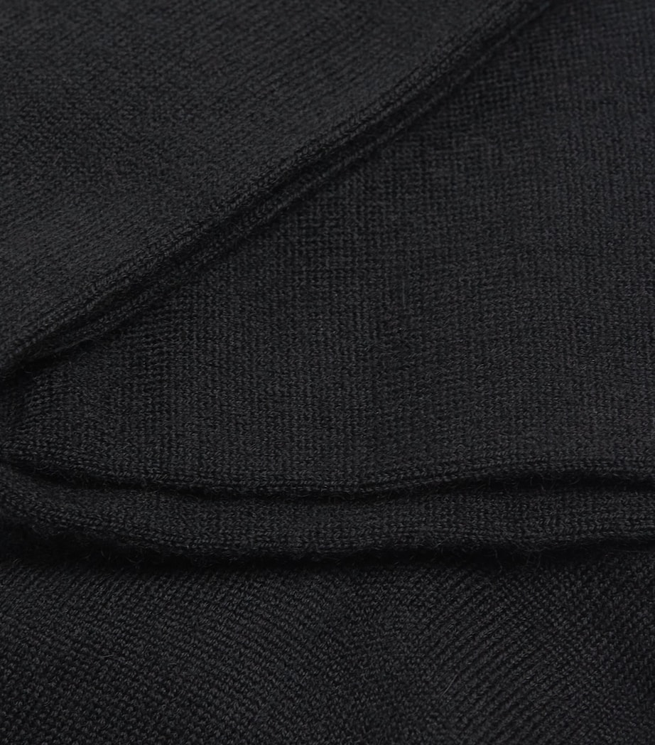 Cashmere-Blend No.1 Knee High Socks 3009 BLACK Image 3