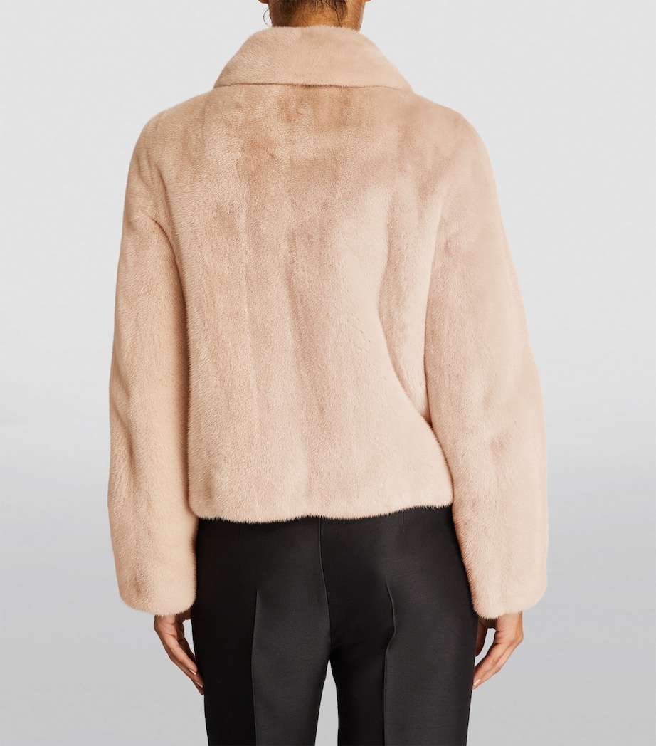 Mink Collared Jacket A5167 Image 4