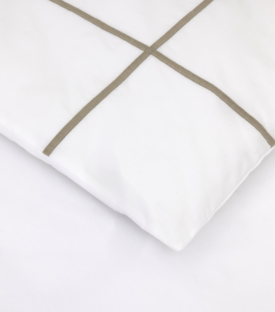 Yves Delorme Athena Single Duvet Cover (140cm x 200cm) Kaki Image 3