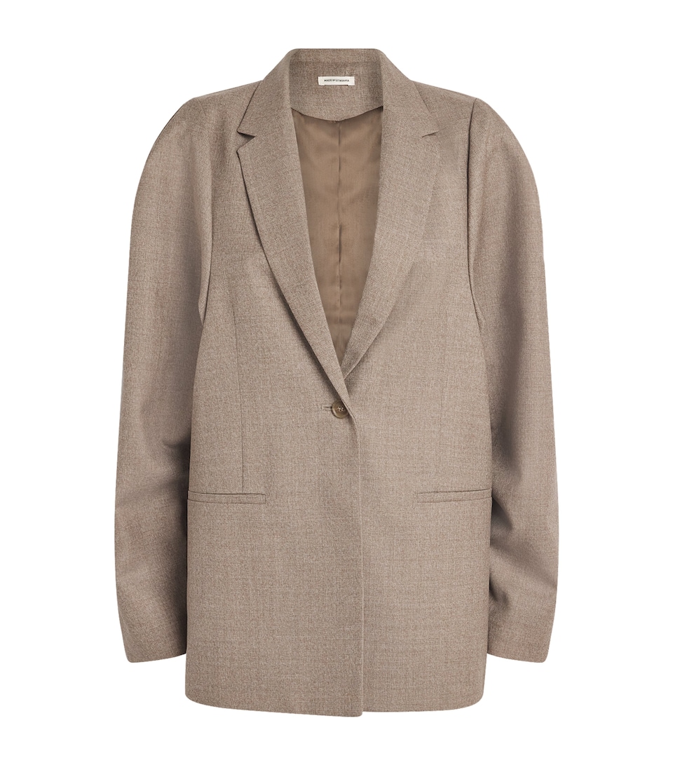 BITE Studios Wool Blazer Dark Camel