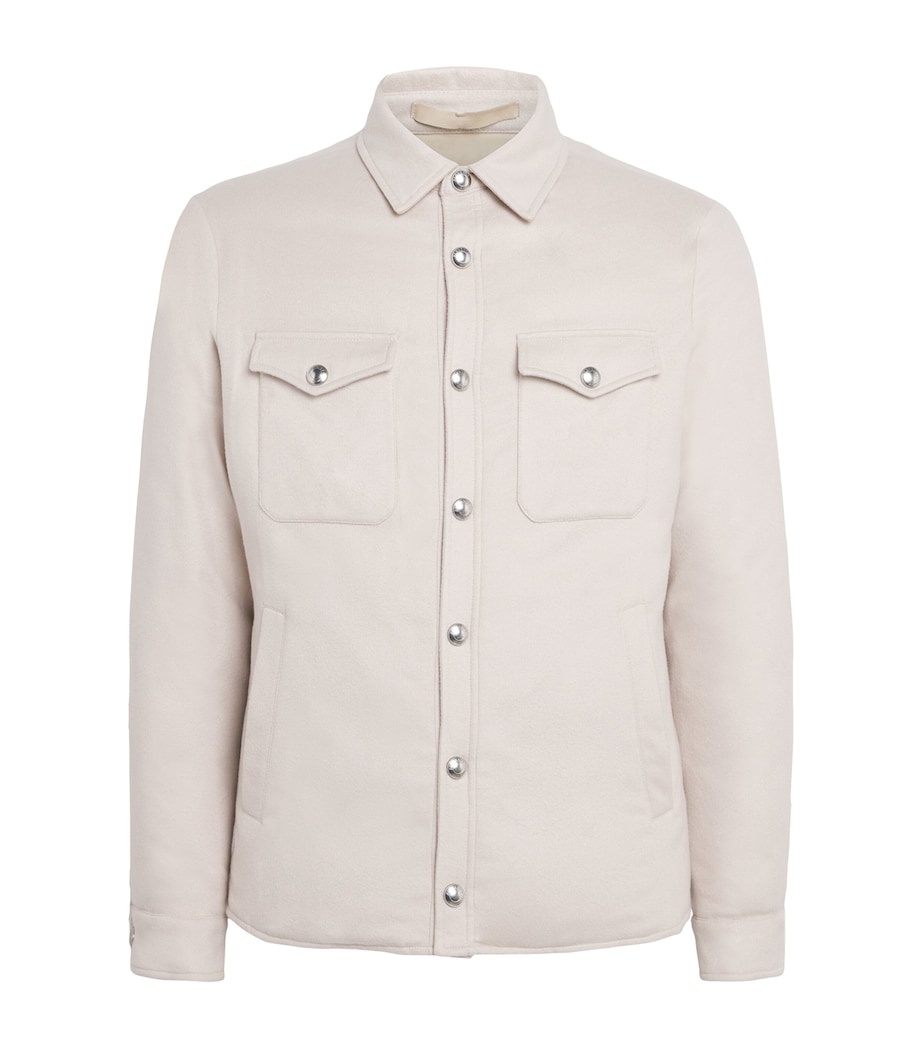 Silk-Cashmere Padded Overshirt SABBIA Image 1