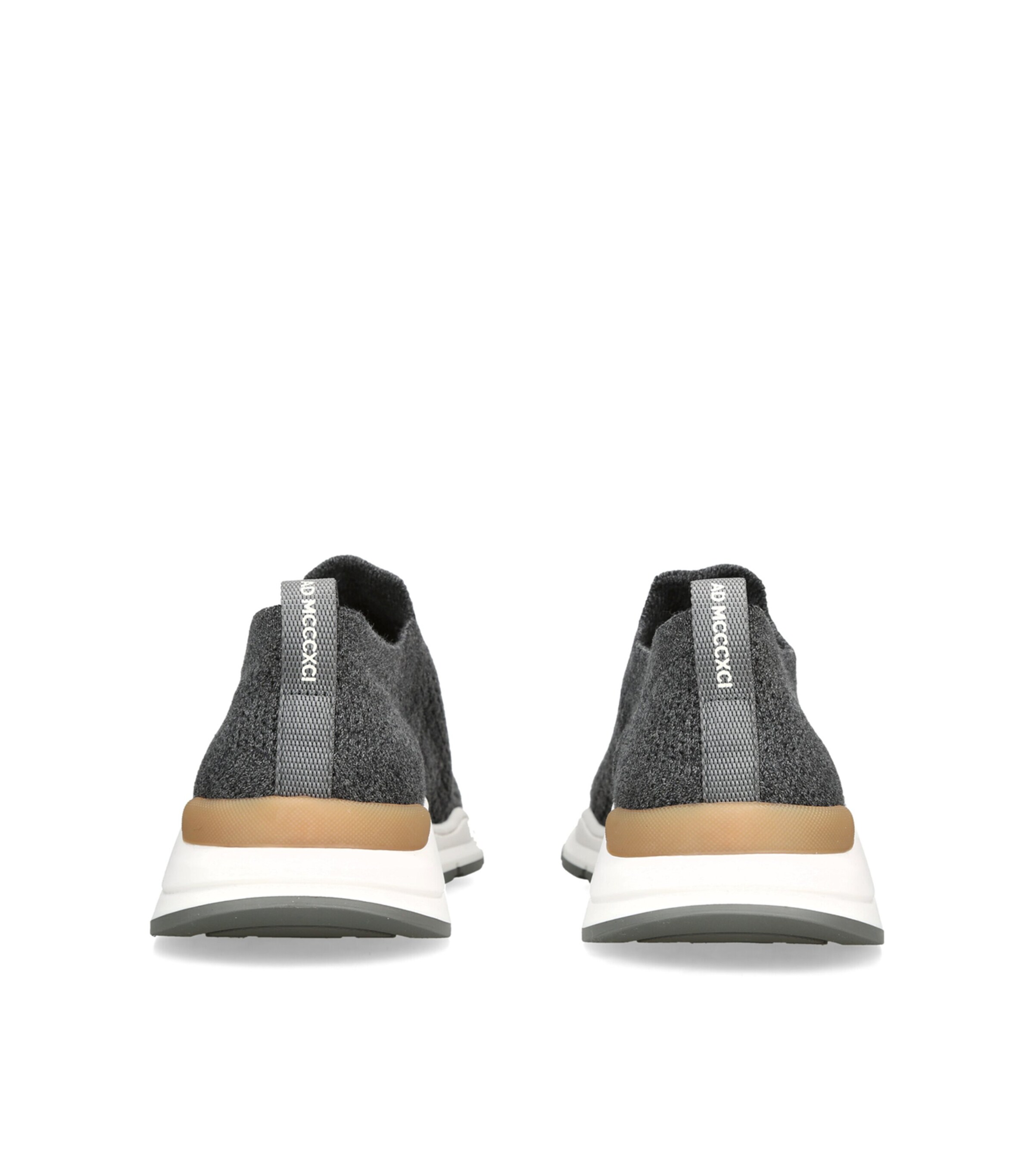 Brunello Cucinelli Kids Knitted Slip-On Sneakers Grey Image 4