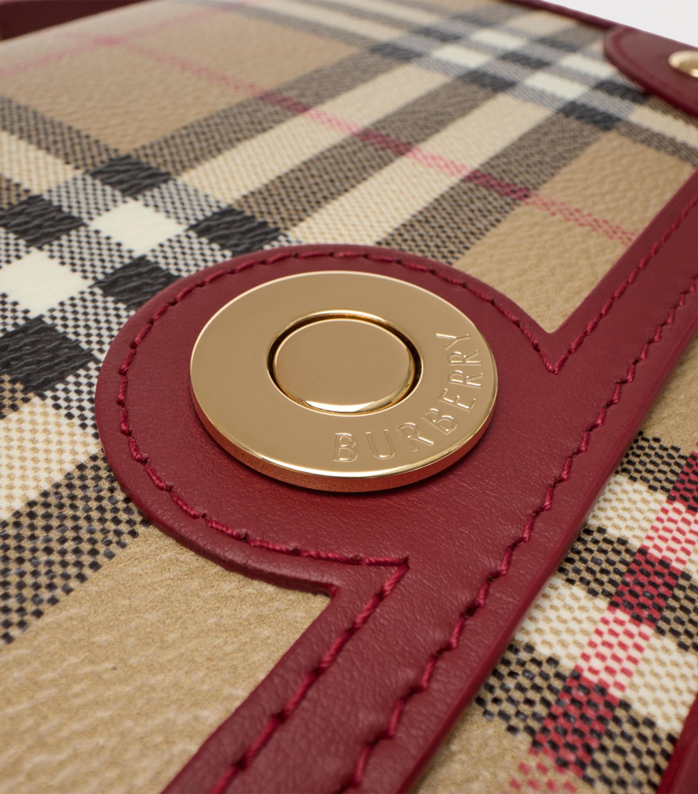 Check Note Cross-Body Bag VNTG CHKRUBY Image 4