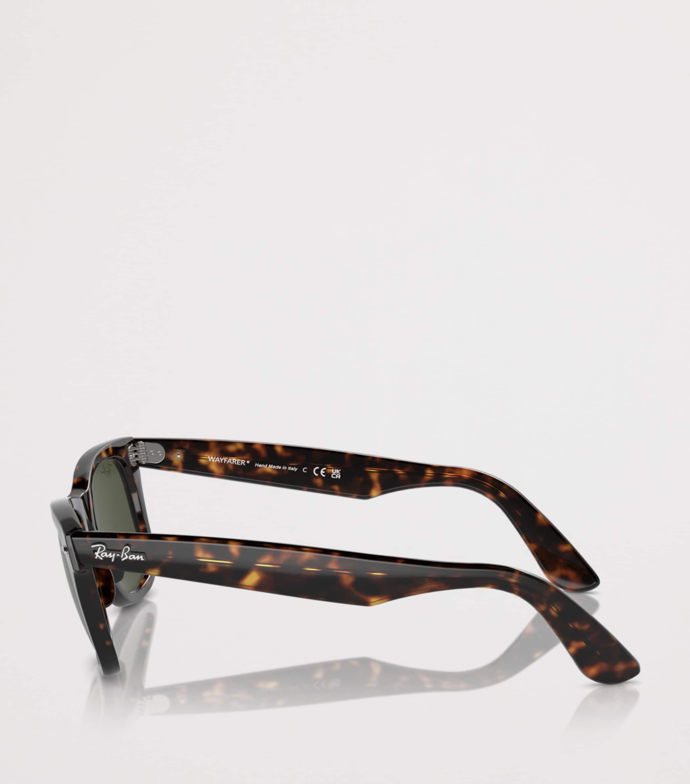 Ray-Ban RB2140 Original Wayfarer Classic Square Sunglasses Brown Image 3