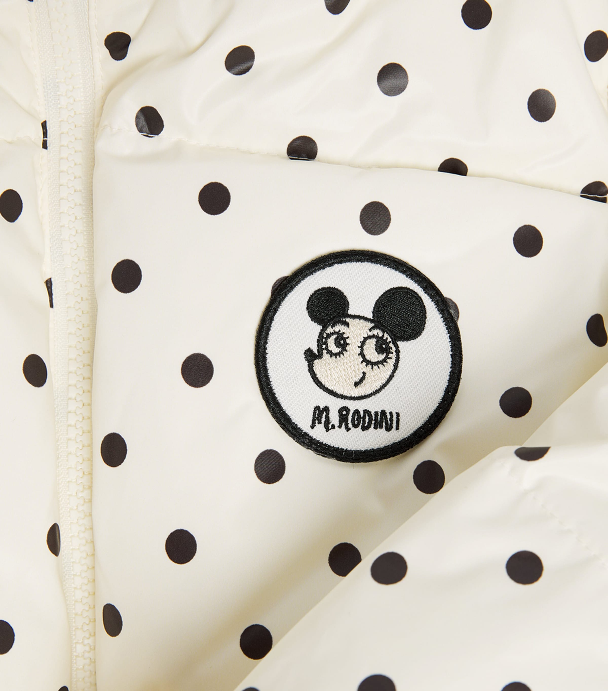 Mini Rodini Ritzratz Heavy Puffer Jacket (3-11 Years) Off White Image 3