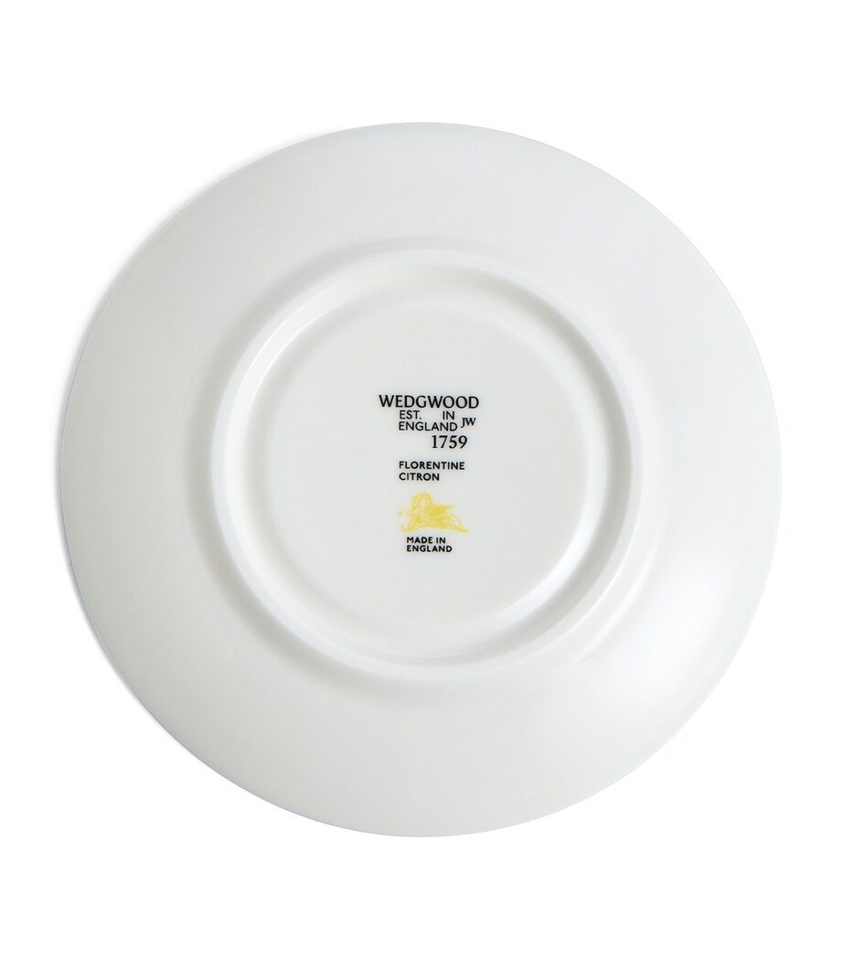 Wedgwood Florentine Citron Petite Tray (12cm) Yellow Image 6