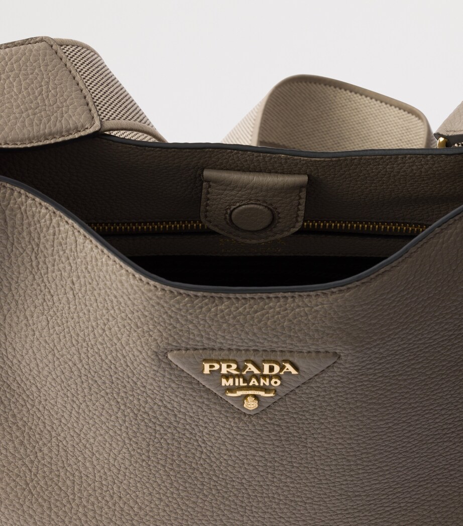 Medium Leather Shoulder Bag F03QH Image 4