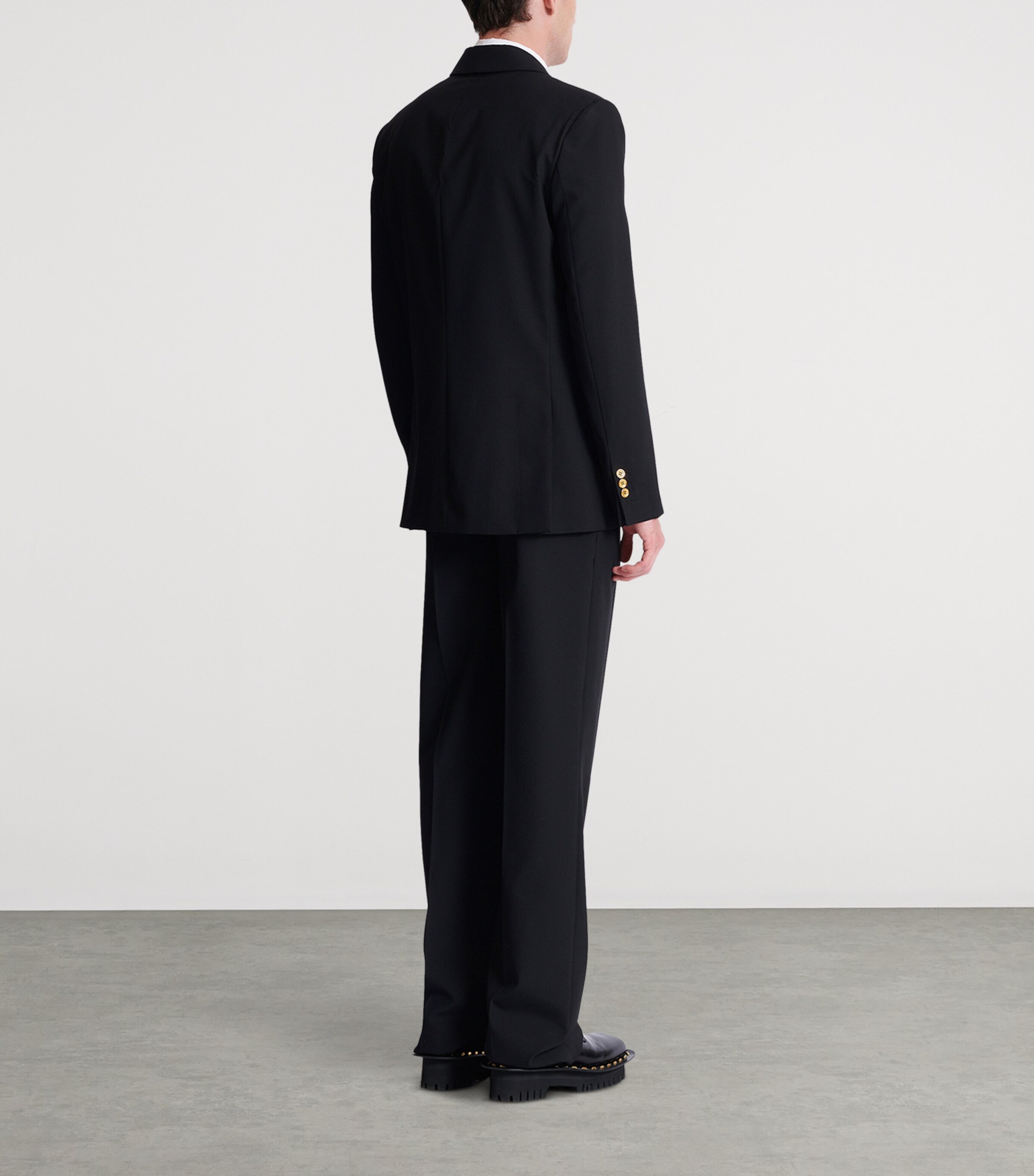 Wool 2-Button Blazer 0PA NOIR Image 7