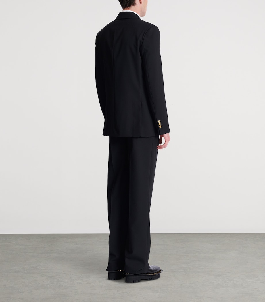 Wool 2-Button Blazer 0PA NOIR Image 7